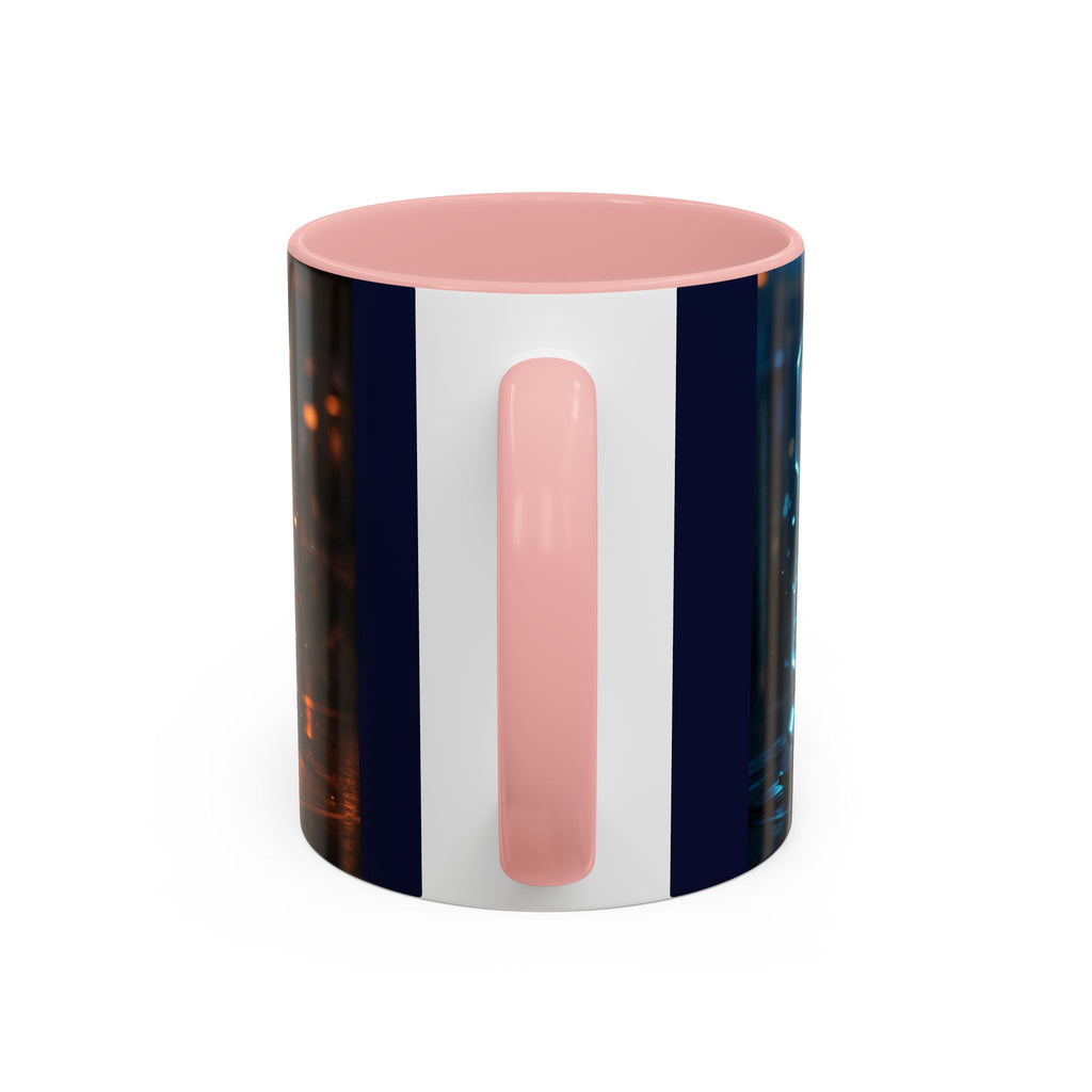 Coffee Mug — Neon Sign “May Contain Whiskey” Accent Mug (11/15 oz)