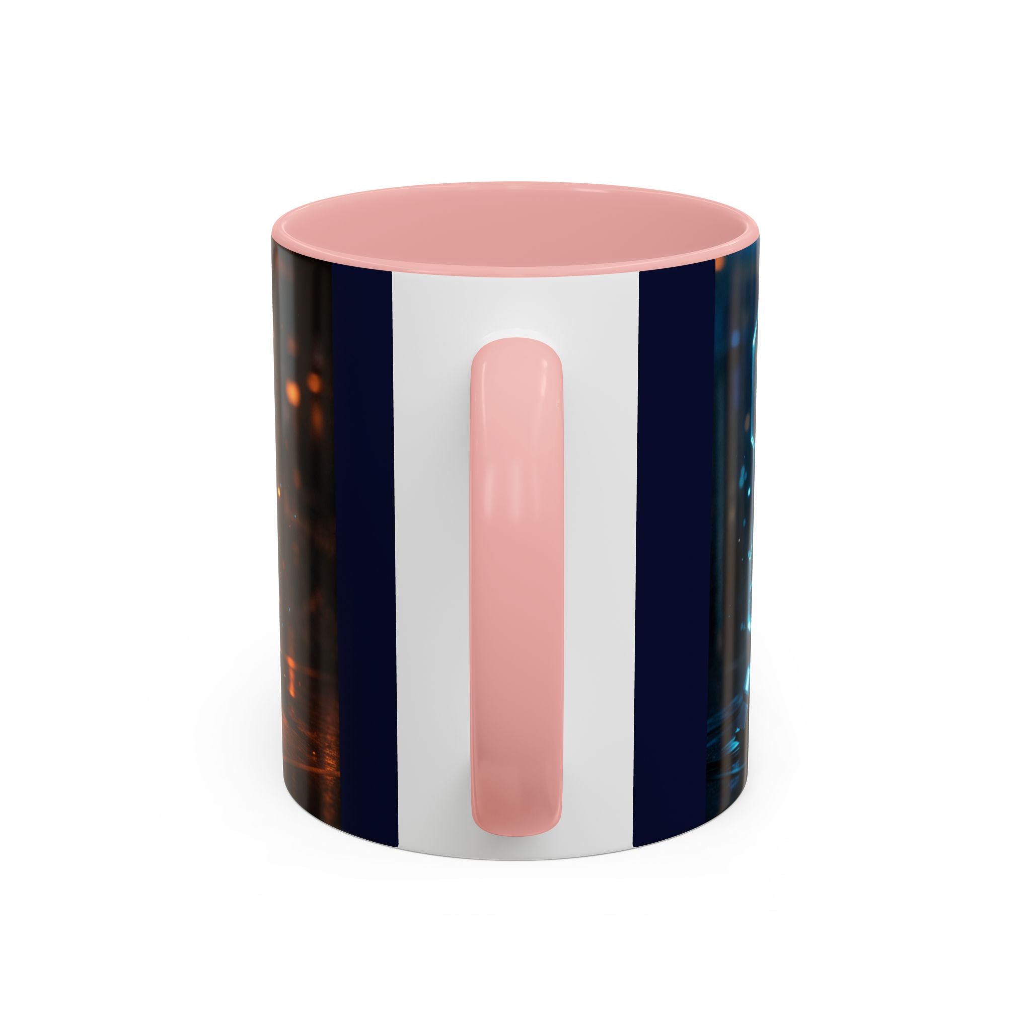 Coffee Mug — Neon Sign “May Contain Whiskey” Accent Mug (11/15 oz)