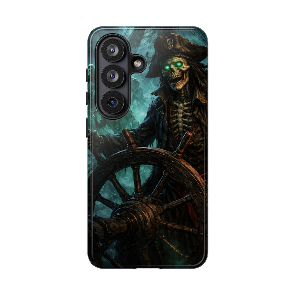 Pirate Skeleton Phone Case — Haunted Ship Captain iPhone Cover