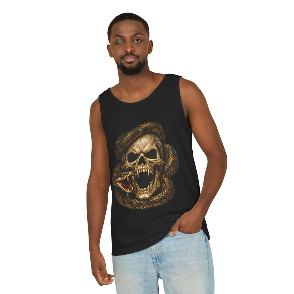 Skull & Snake Tank Top — Gothic Grunge Graphic Tank