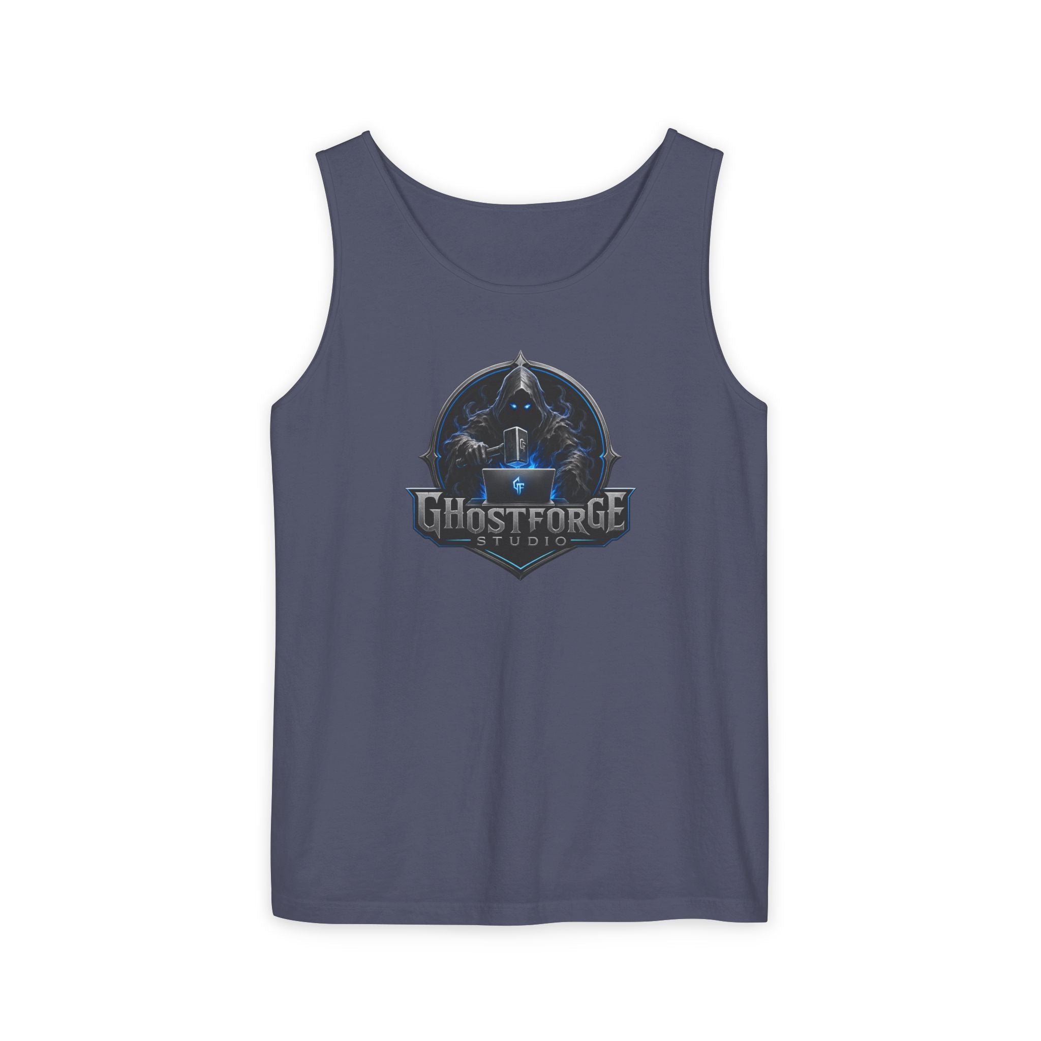 GhostForge Emblem Tank Top — Shop Logo Muscle Tee