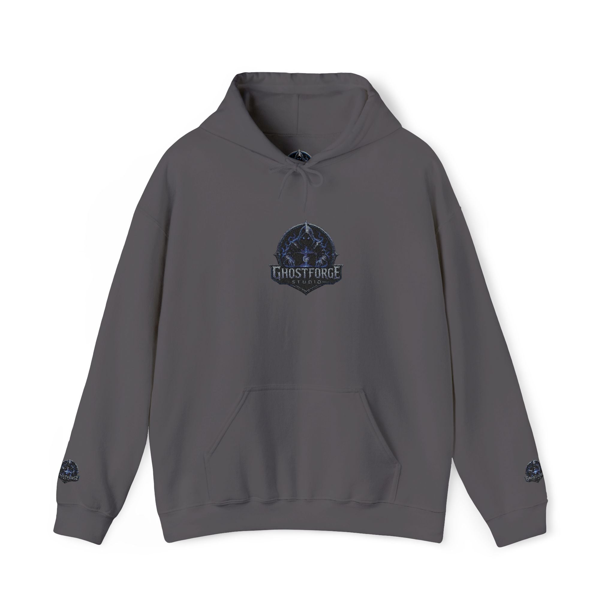 GhostForge Logo Hoodie — Graphic Wraith Hooded Sweatshirt