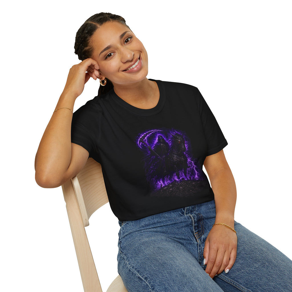Grim Reaper Purple Lightning T-Shirt
