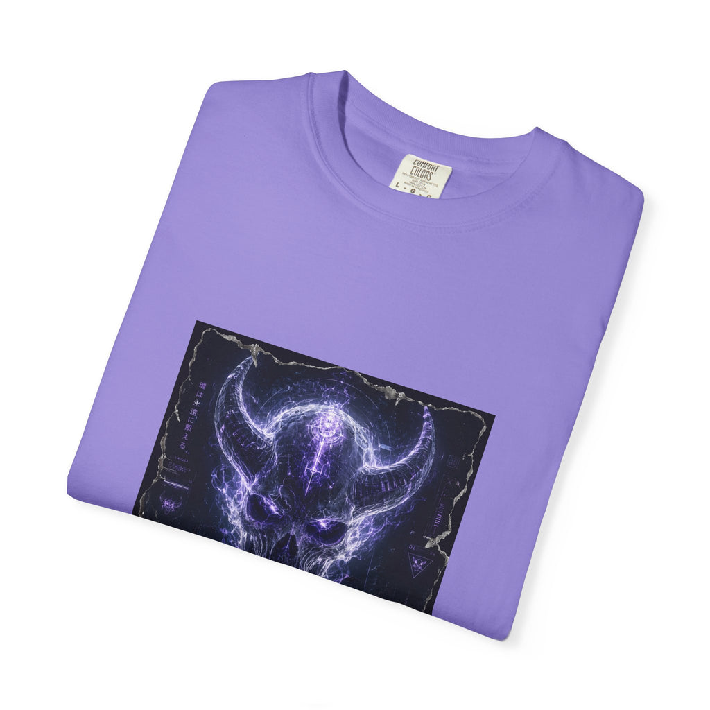 Ethereal Demon Skull T-Shirt — Cyber Goth Graphic Tee