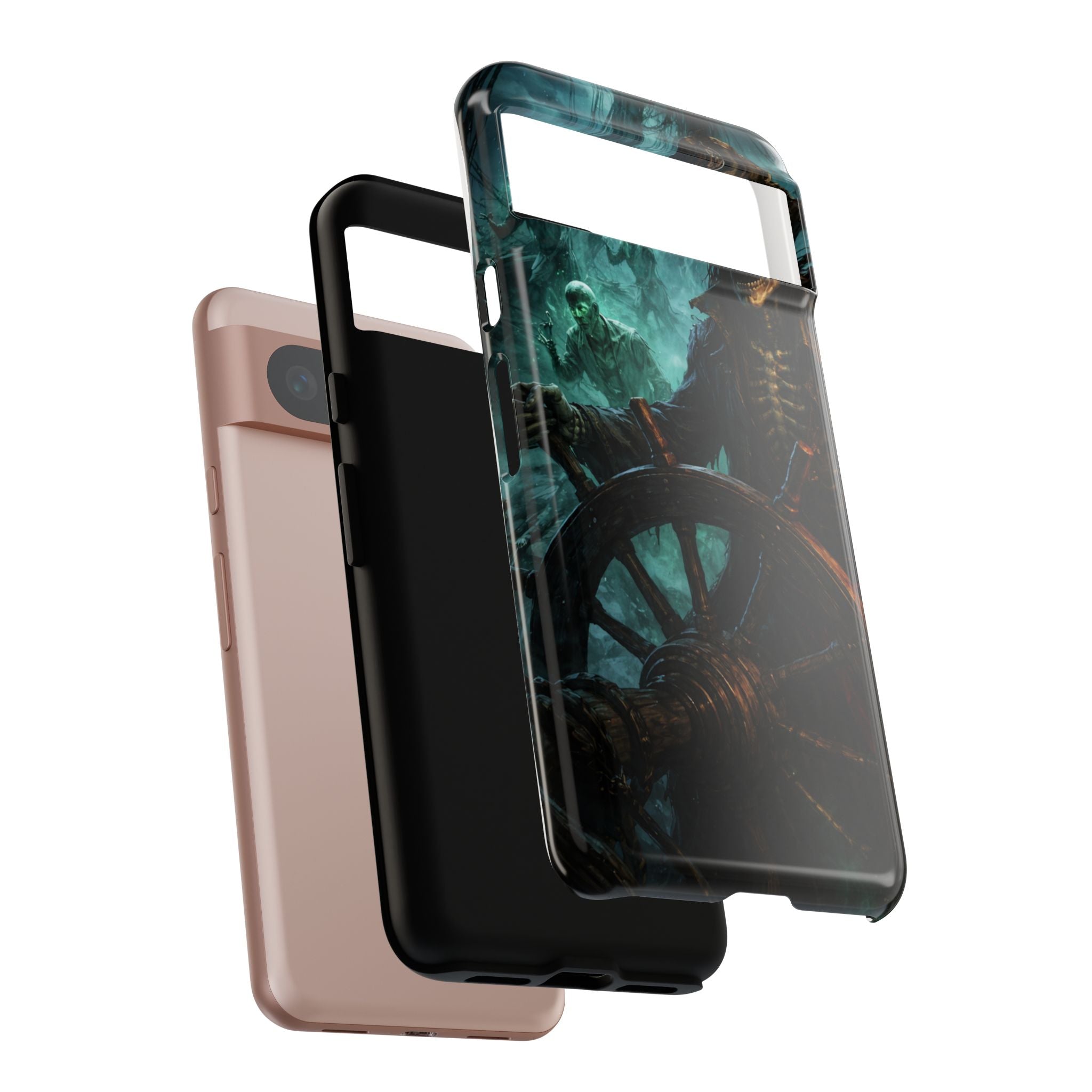 Pirate Skeleton Phone Case — Haunted Ship Captain iPhone Cover