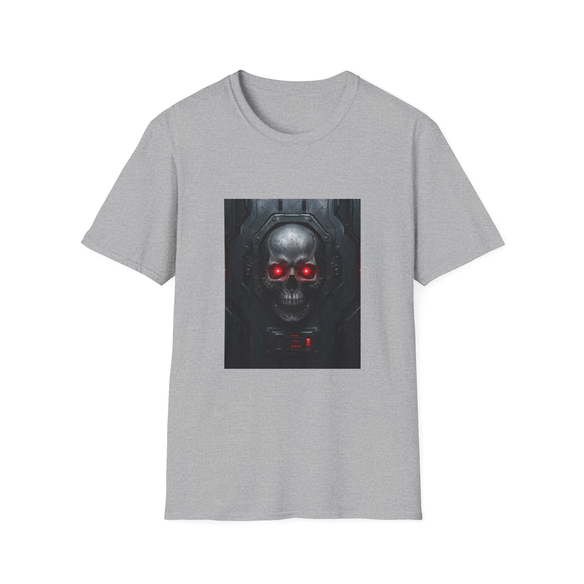 Skull with Red Glowing Eyes T‑Shirt