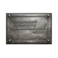 Epictetus Quote Rectangle Magnet — "First say to yourself what you would be" Inspirational Plaque Magnet