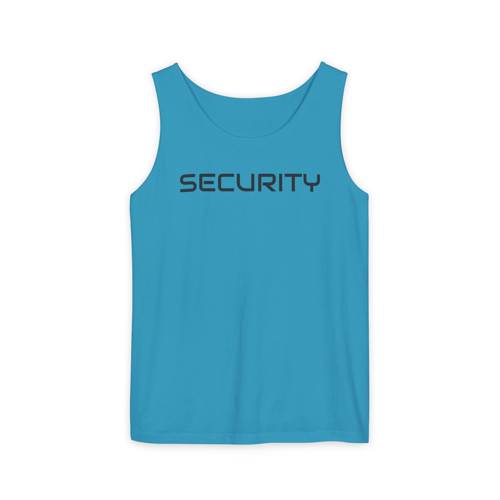 SECURITY Graphic Tank Top — Bold 'SECURITY' Streetwear Muscle Tee