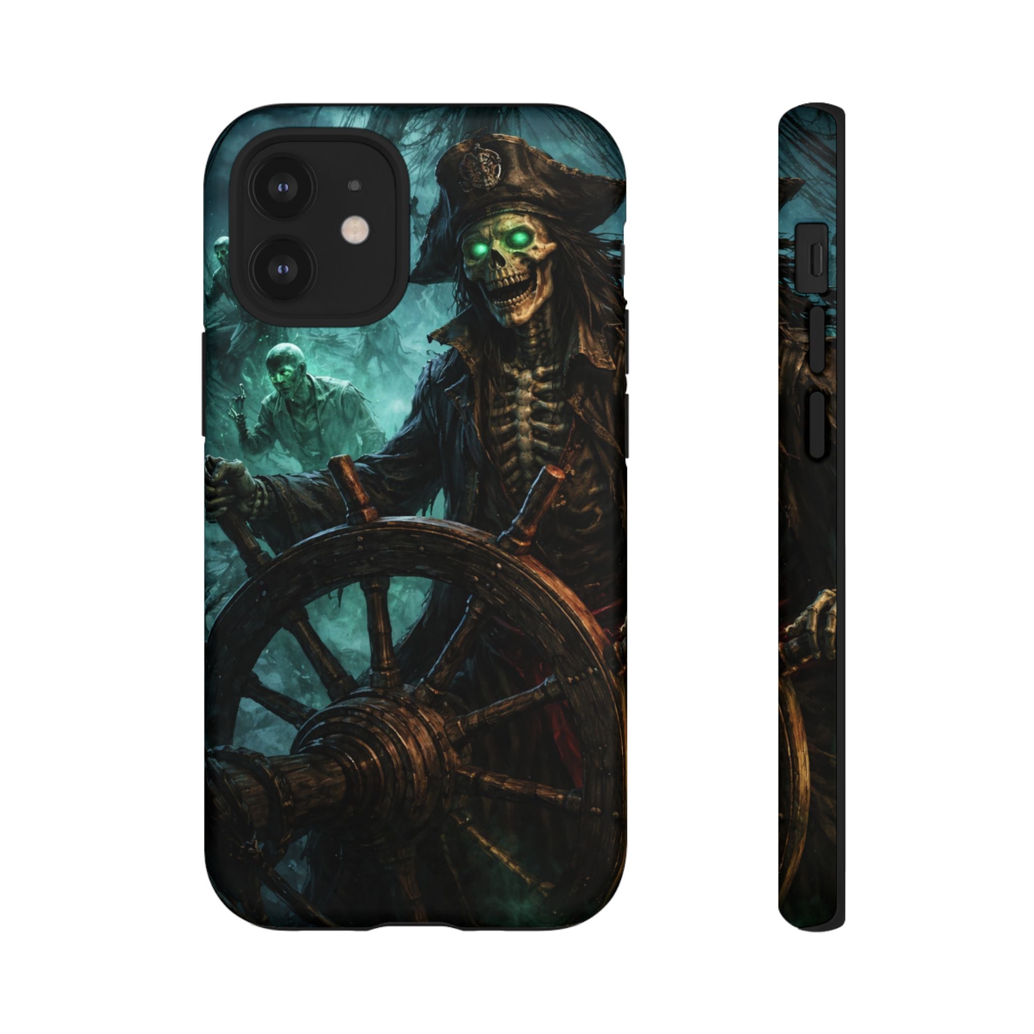 Pirate Skeleton Phone Case — Haunted Ship Captain iPhone Cover