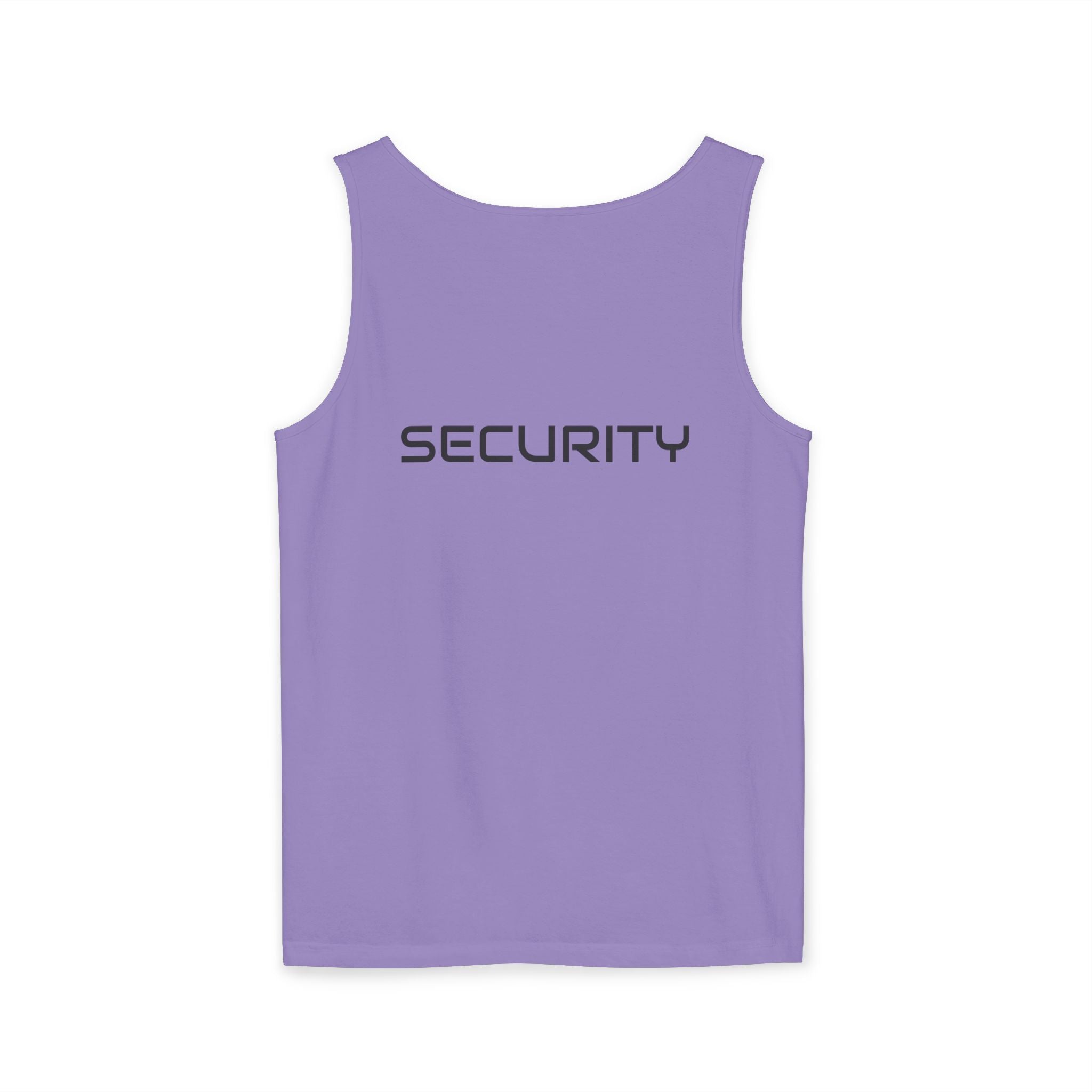 SECURITY Graphic Tank Top — Bold 'SECURITY' Streetwear Muscle Tee
