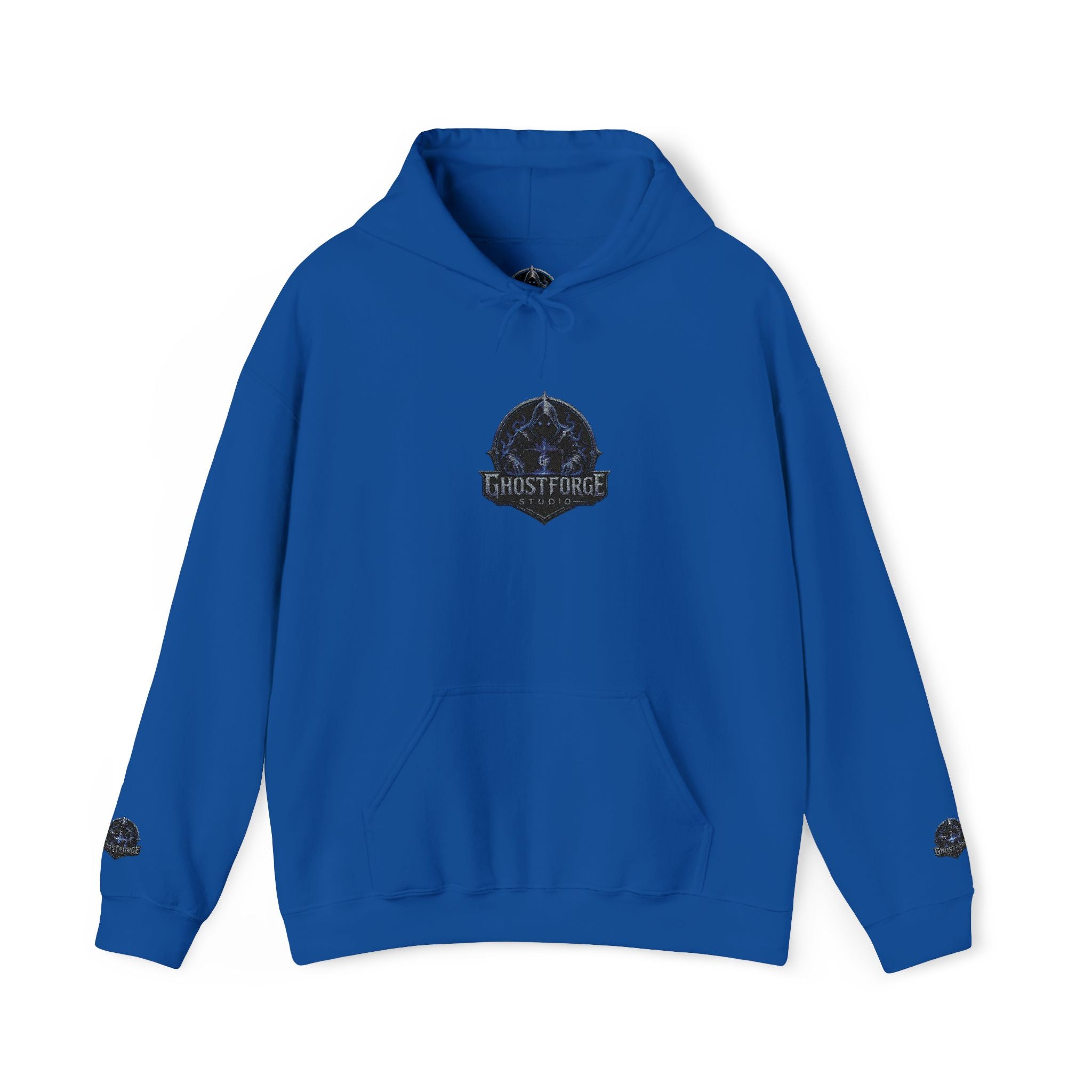 GhostForge Logo Hoodie — Graphic Wraith Hooded Sweatshirt