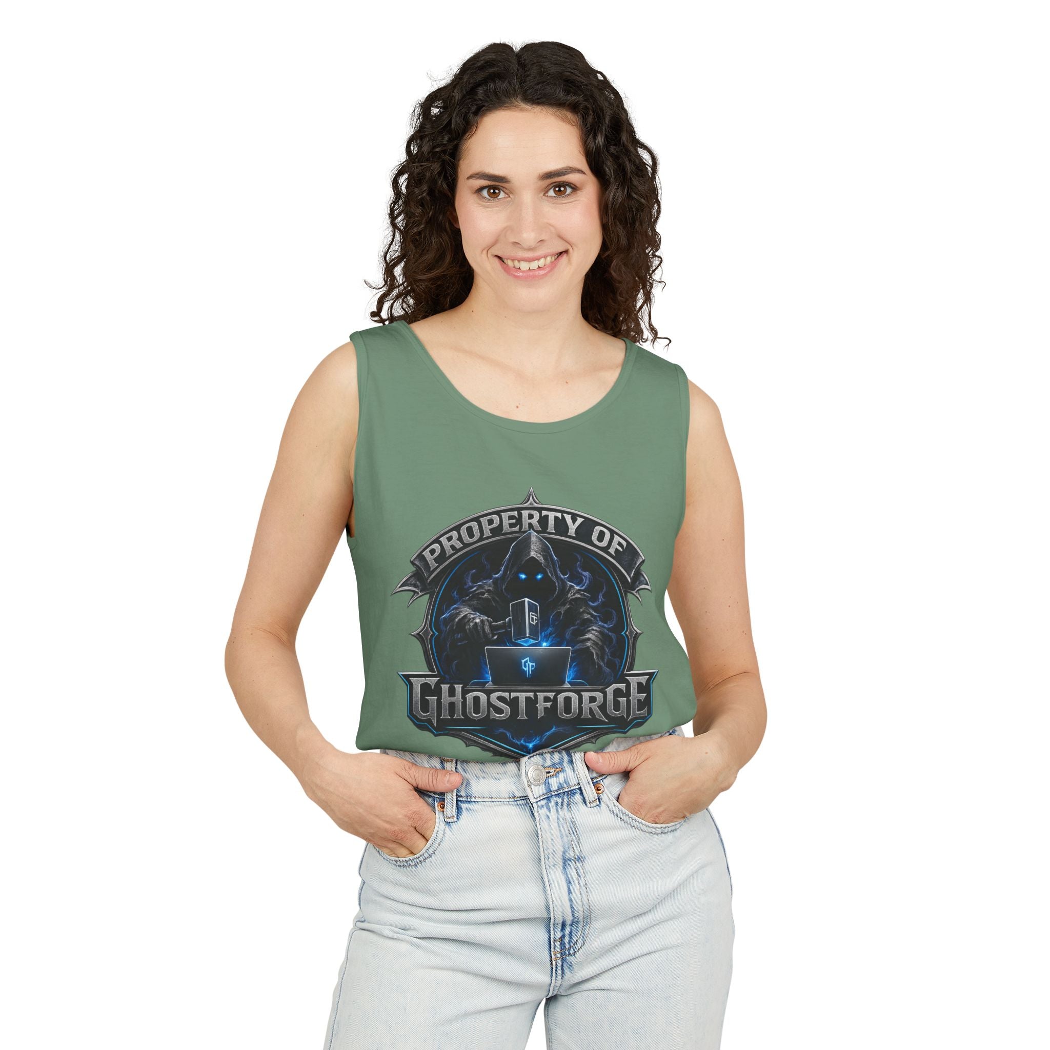 GhostForge Emblem Tank Top — Property of GFShop Logo Tank