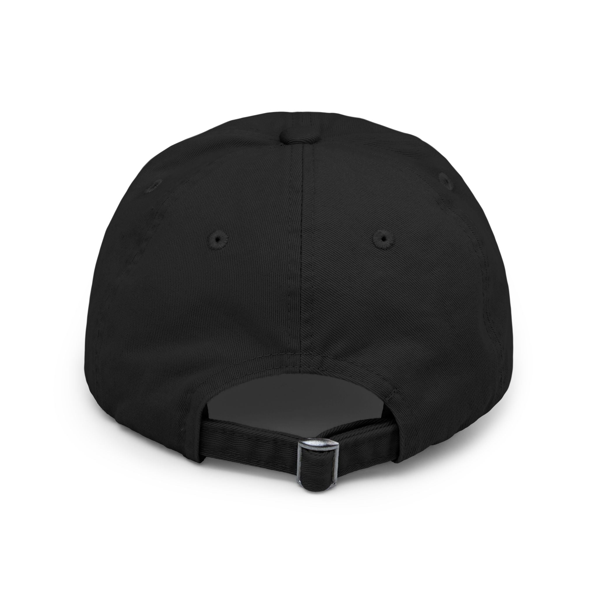 Distressed Black Cap — Purple Glowing Reaper Design