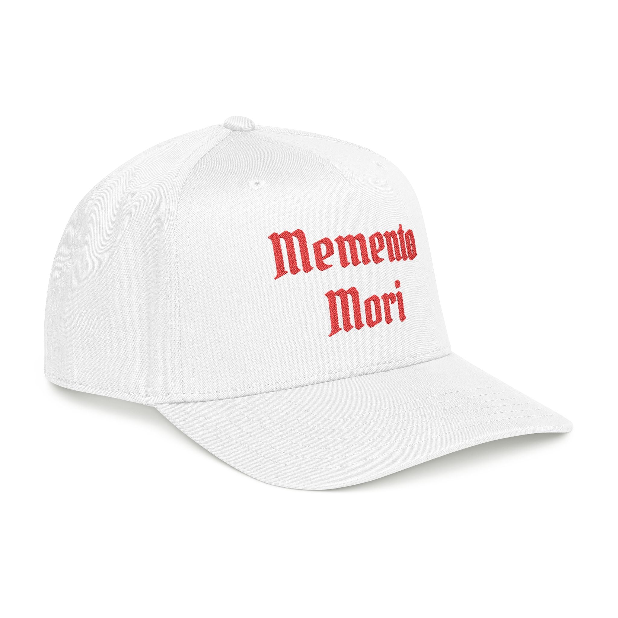 Mid Profile "Memento Mori" Embroidered Baseball Cap