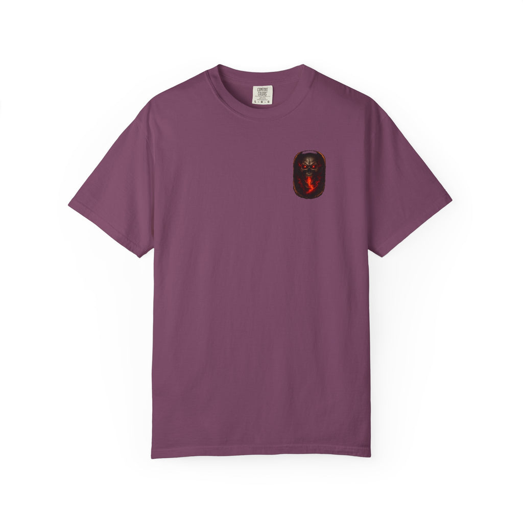 Premium Devil's Reject Skull T-Shirt — Flaming Skull Graphic Tee
