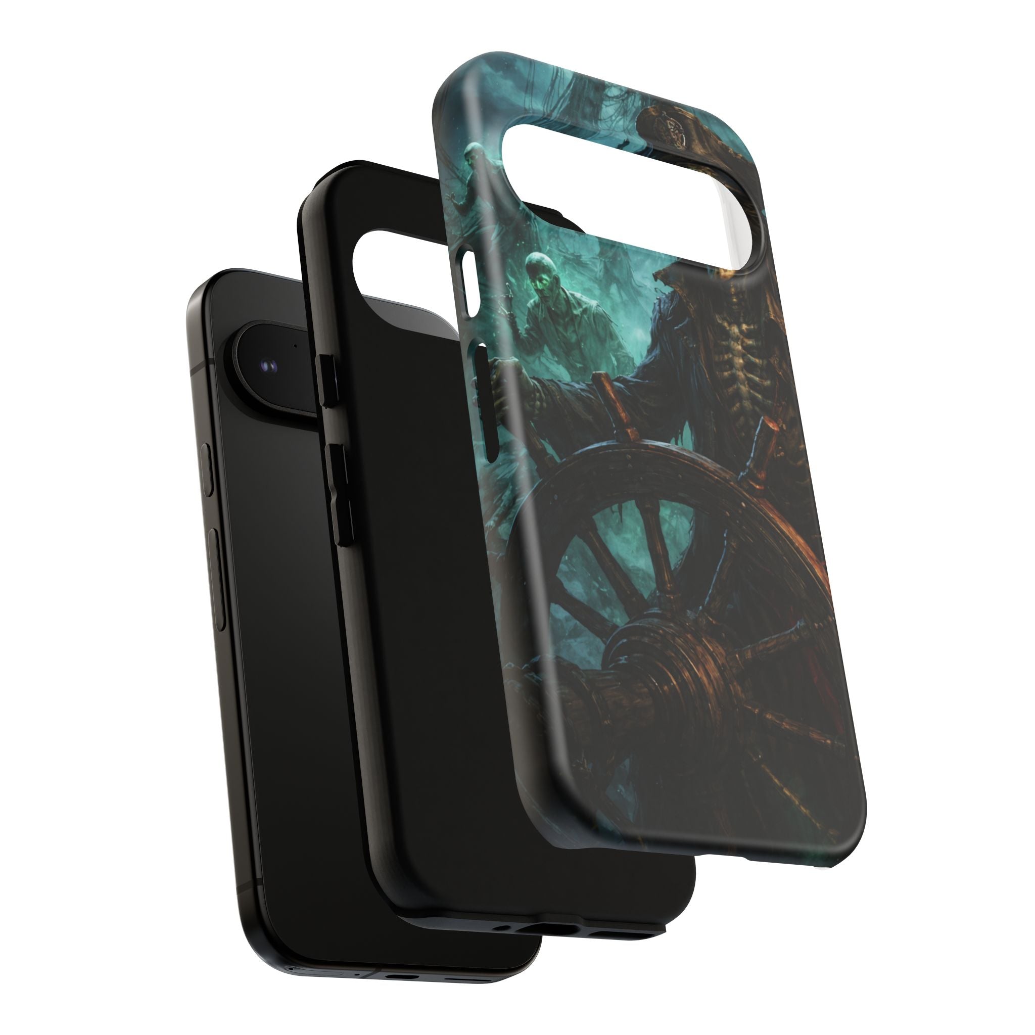 Pirate Skeleton Phone Case — Haunted Ship Captain iPhone Cover