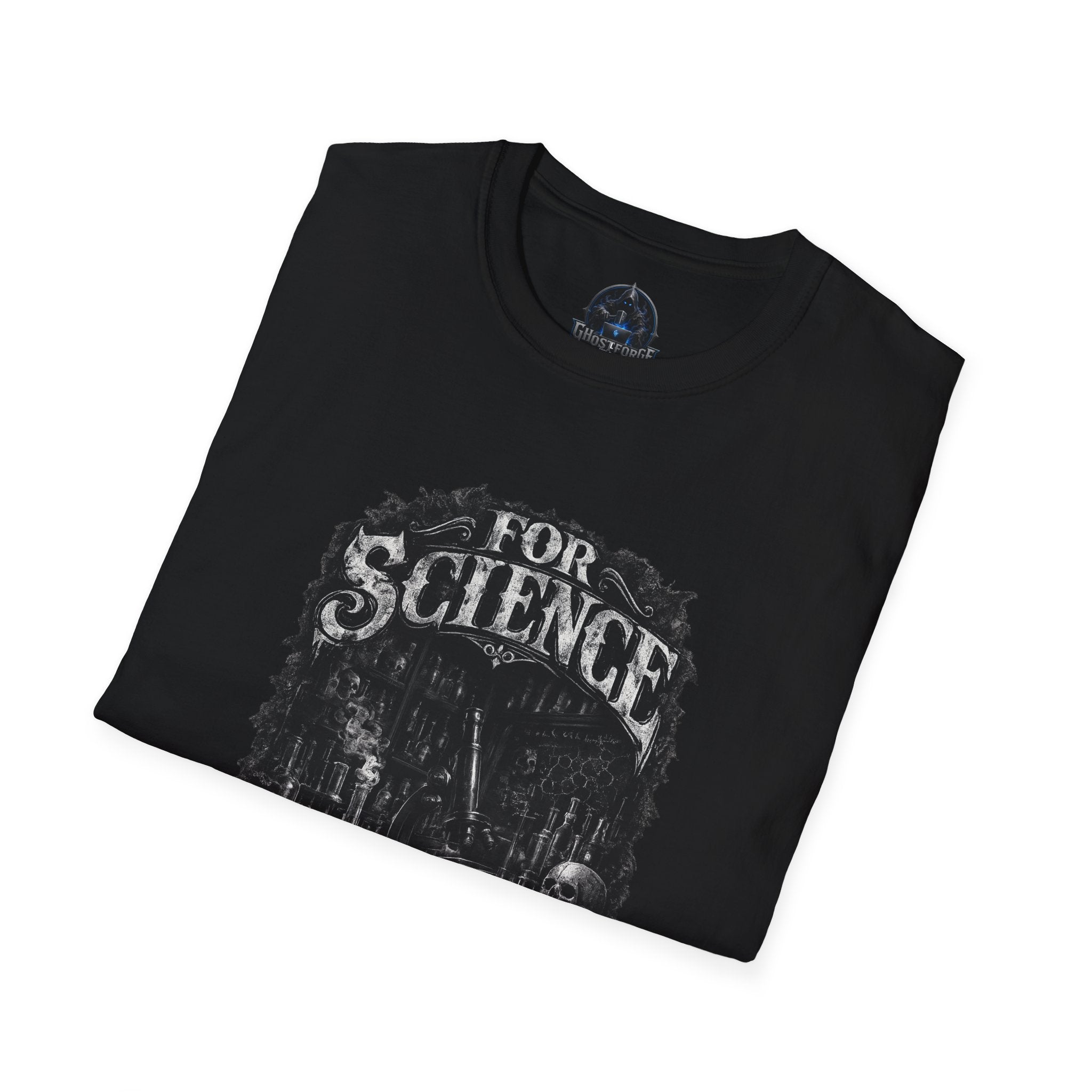 For Science T-Shirt — Dark Vintage Science Graphic Tee