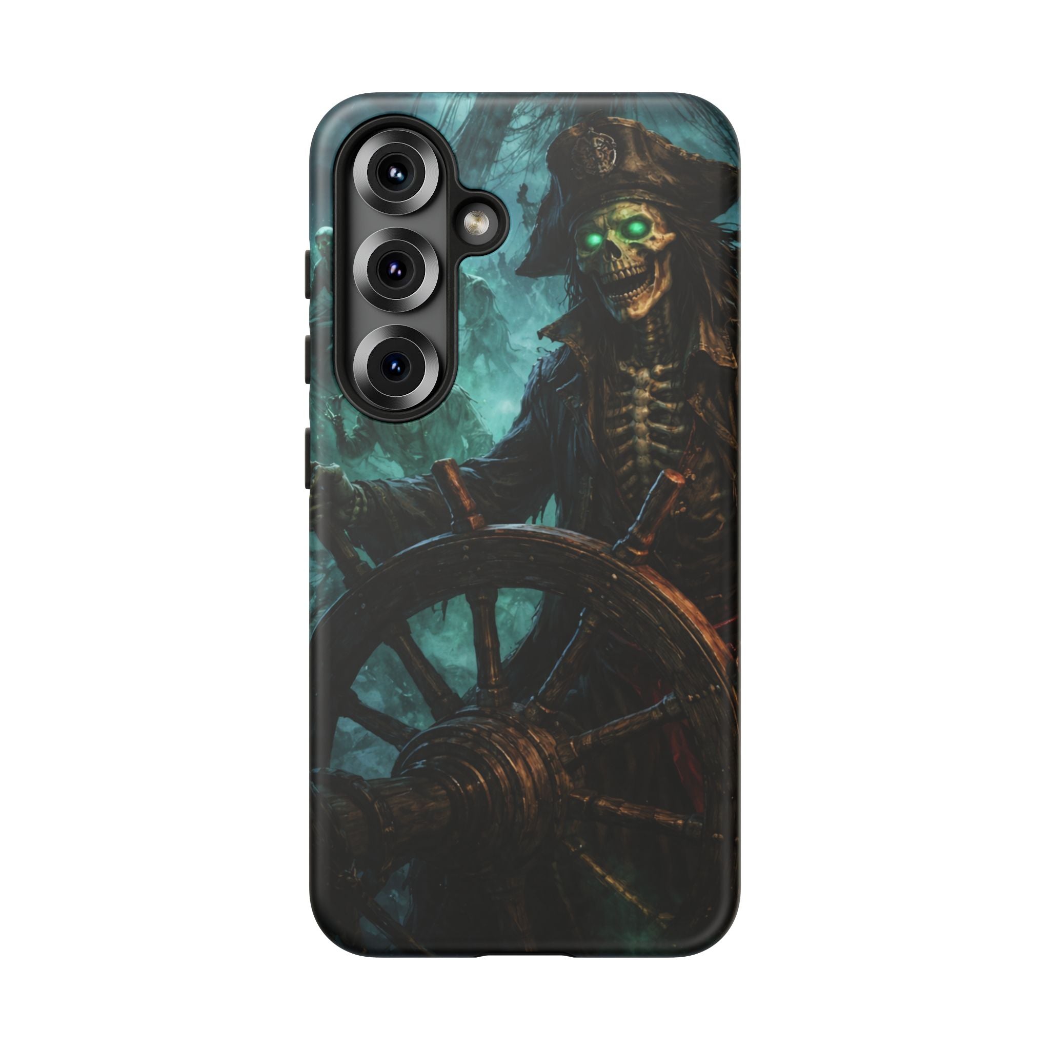 Pirate Skeleton Phone Case — Haunted Ship Captain iPhone Cover
