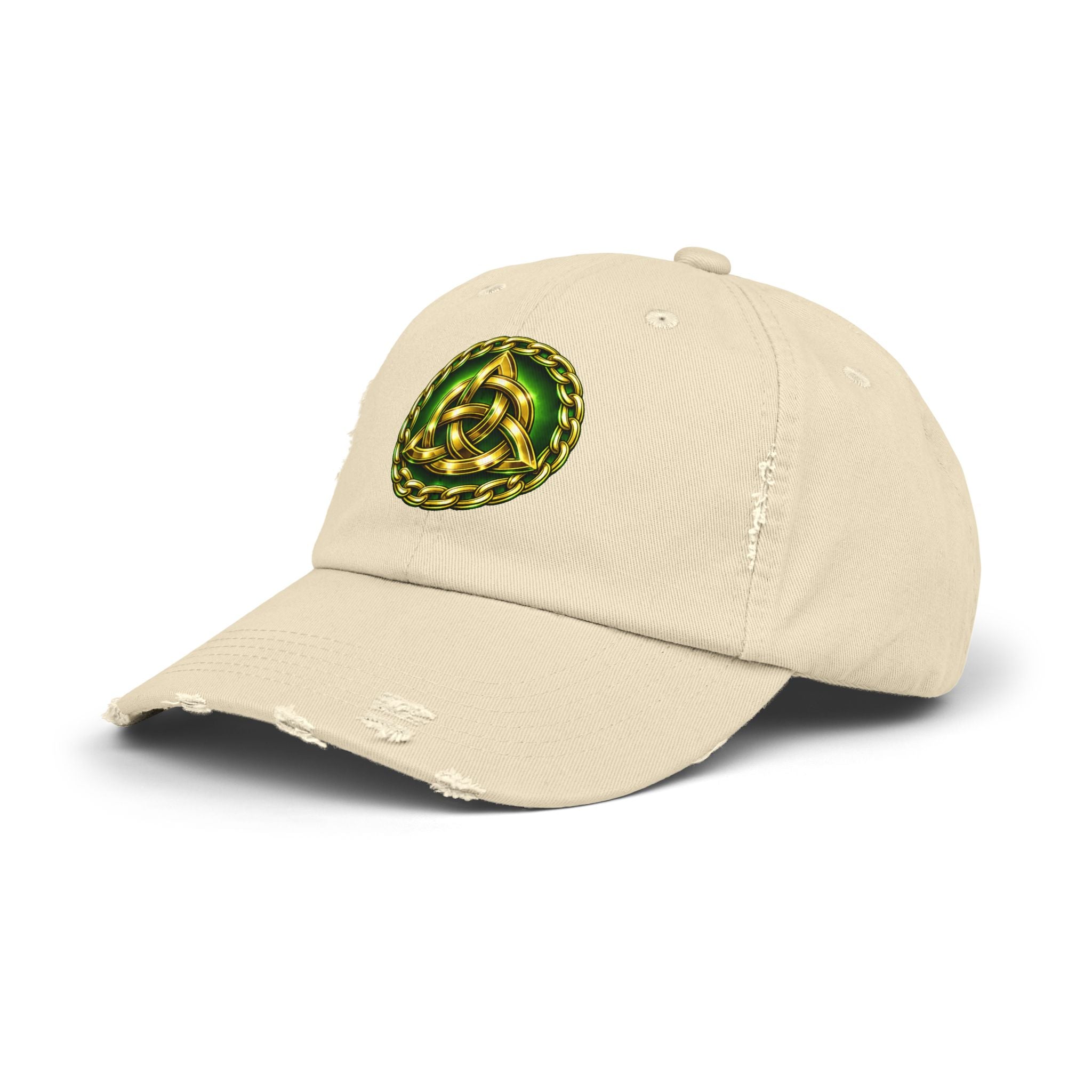 Celtic Triquerta - Trinity Knot Distressed Cap