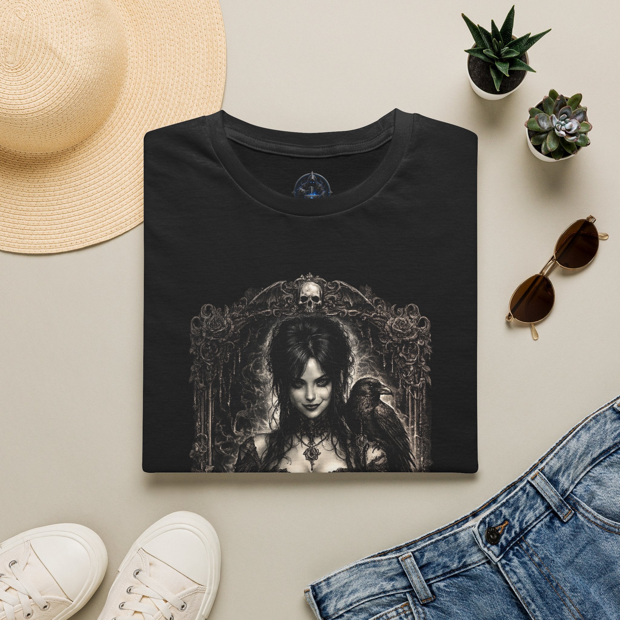 Gothic Sorceress T-Shirt Gothic Graphic Tee