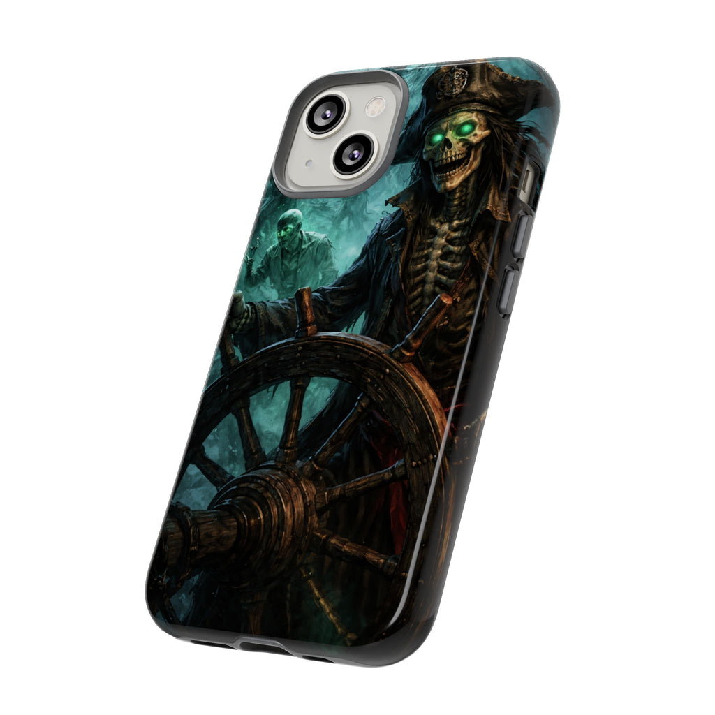 Pirate Skeleton Phone Case — Haunted Ship Captain iPhone Cover