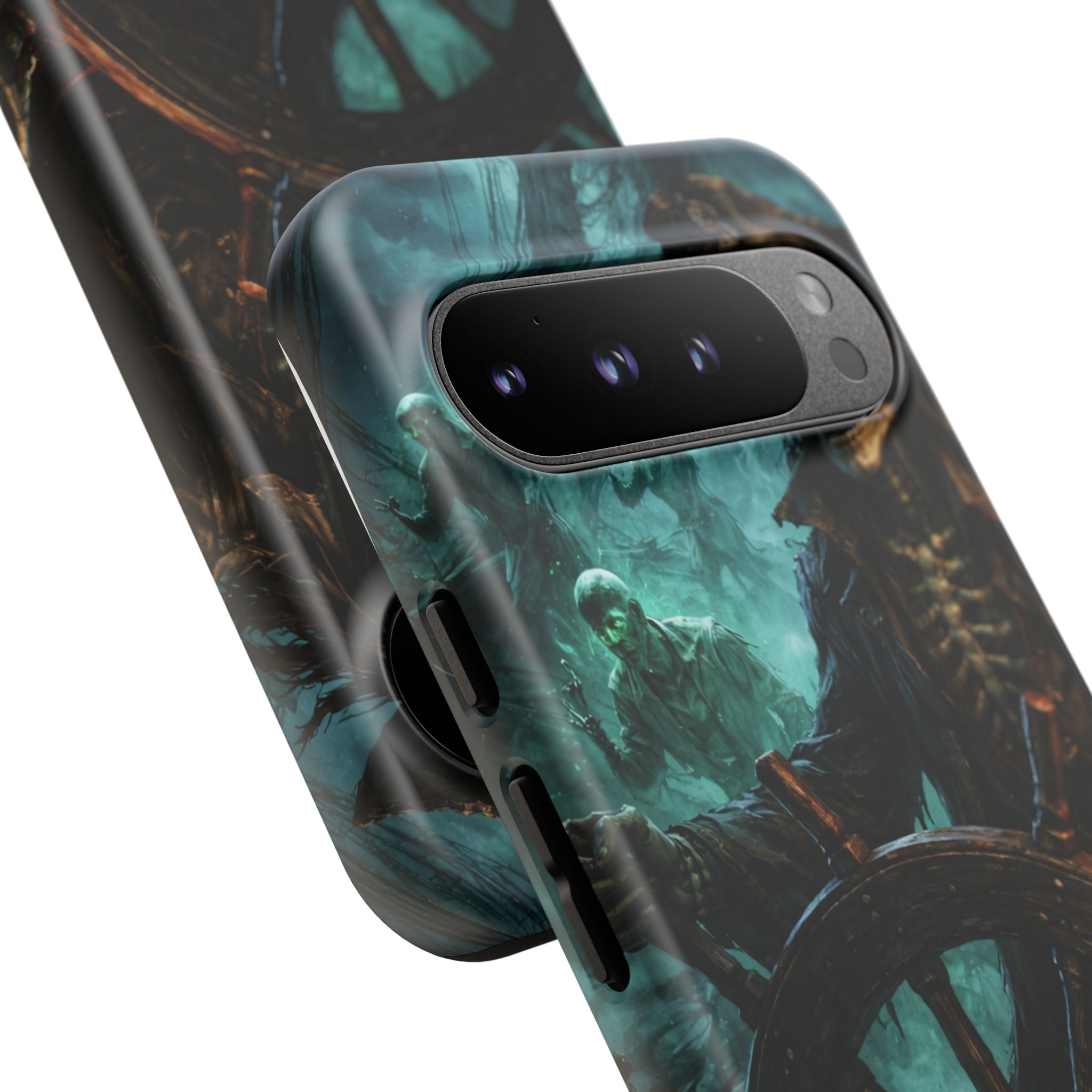 Pirate Skeleton Phone Case — Haunted Ship Captain iPhone Cover