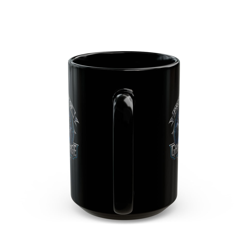 GhostForge Studio Logo Black Mug — Property of GFs Coffee Cup (11oz/15oz)