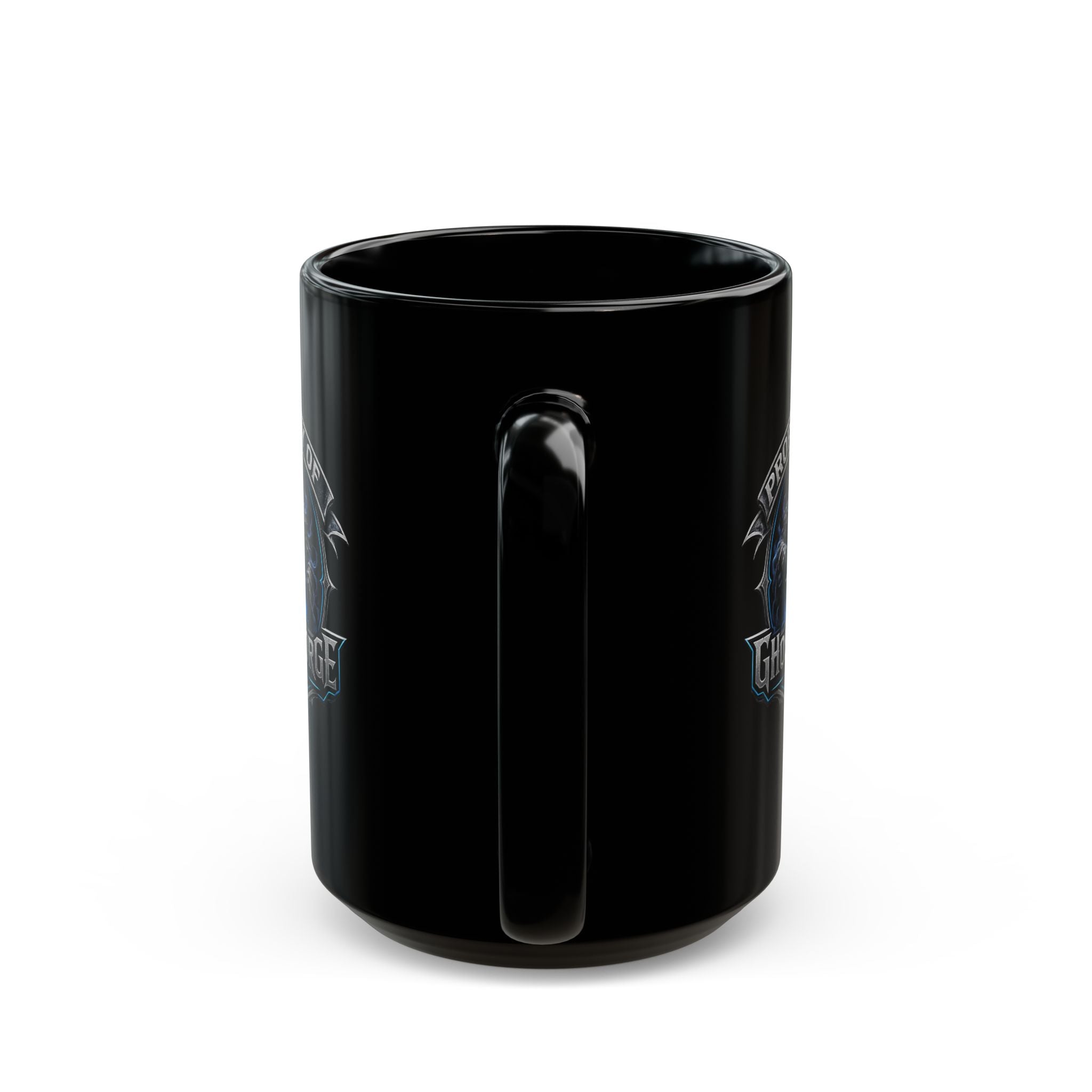 GhostForge Studio Logo Black Mug — Property of GFs Coffee Cup (11oz/15oz)
