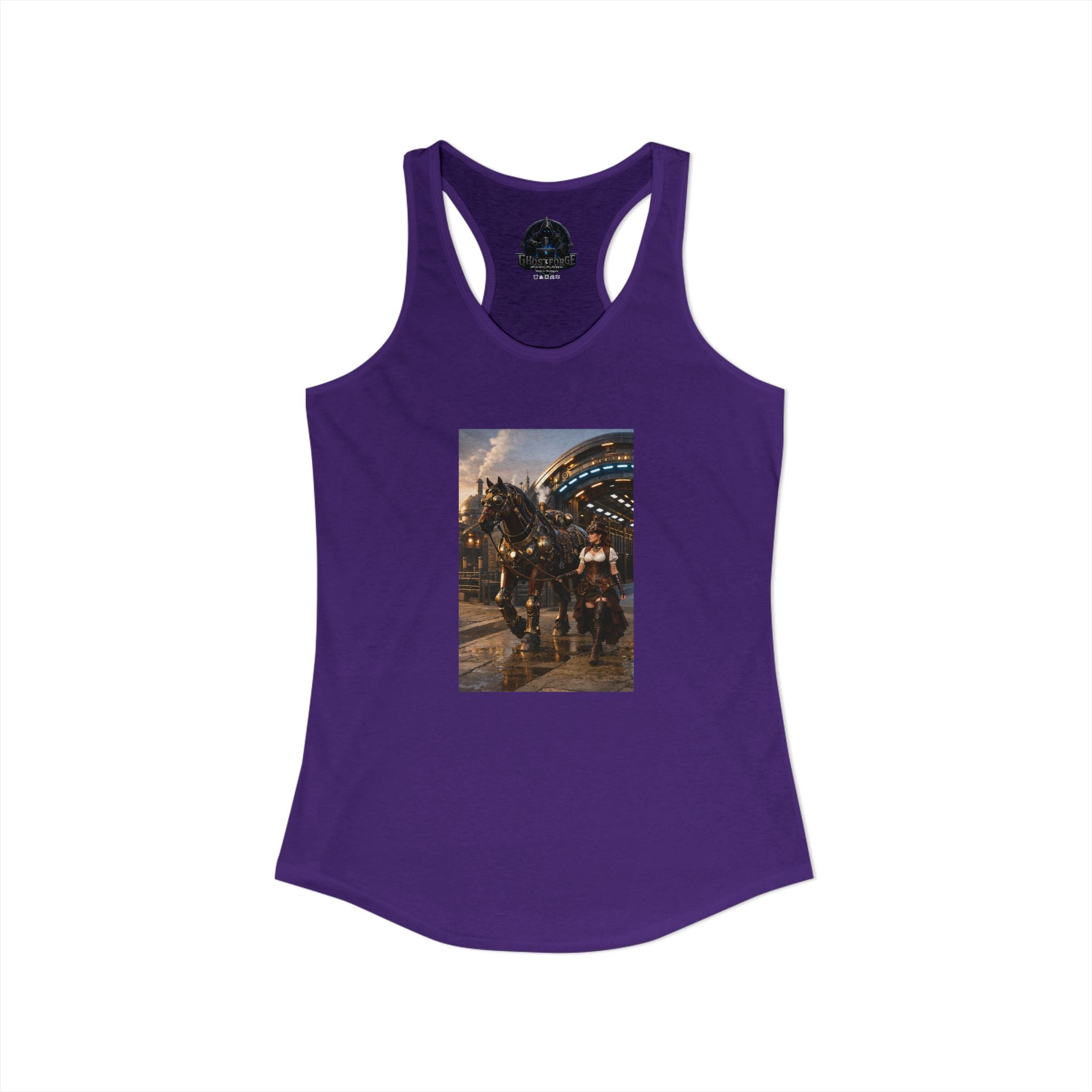 Women's Steampunk Racerback Tank