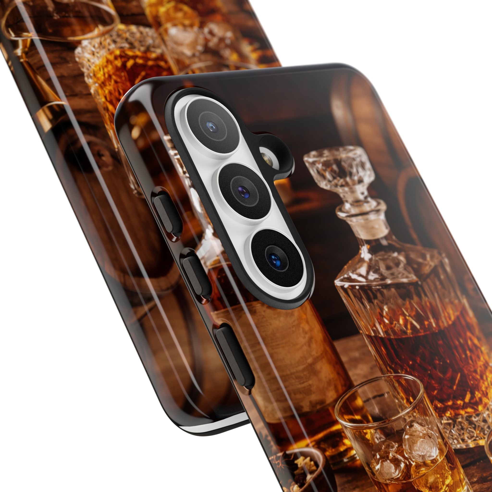 Whiskey Decanter Phone Case — Vintage Bar Spirits Protective Tough Case