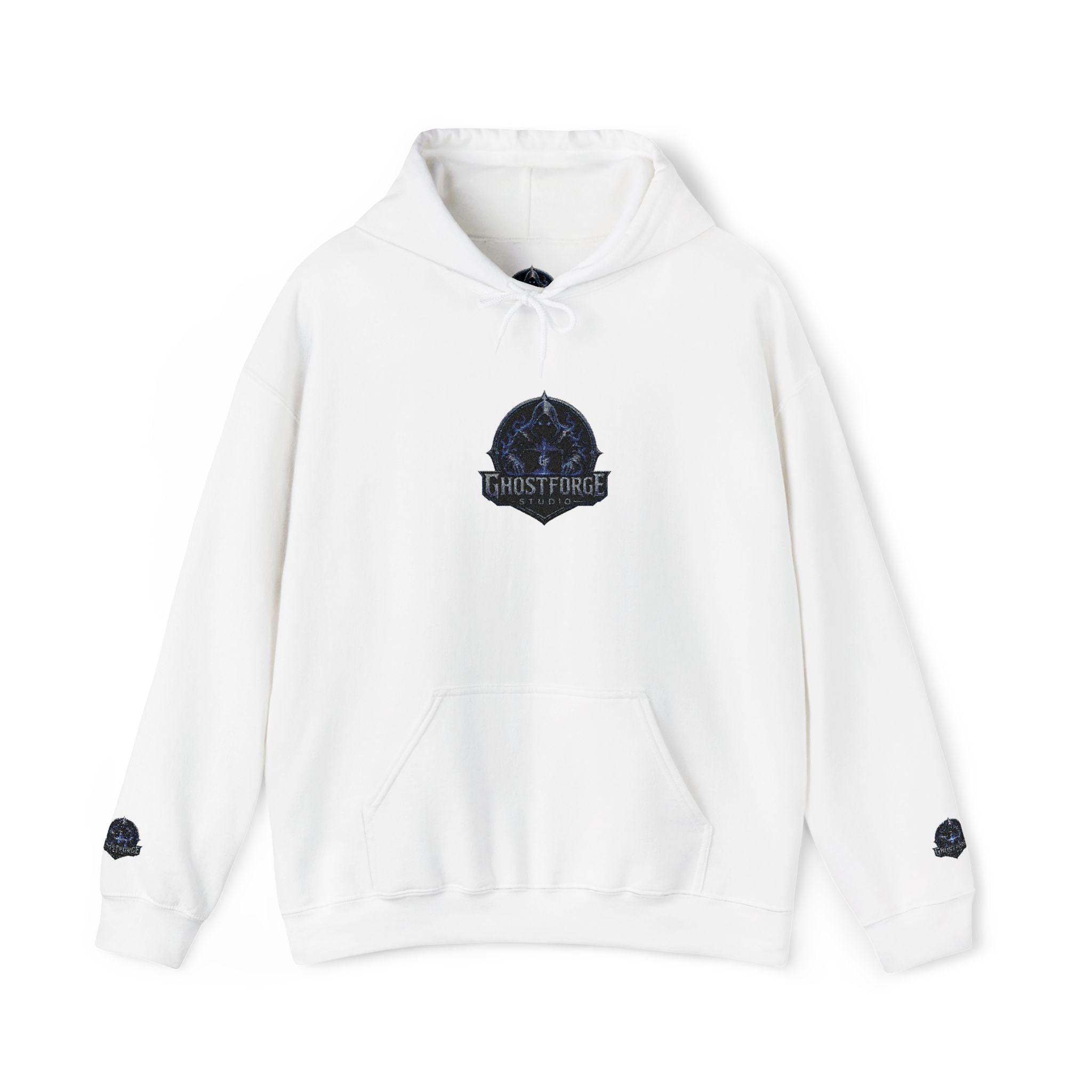 GhostForge Logo Hoodie — Graphic Wraith Hooded Sweatshirt