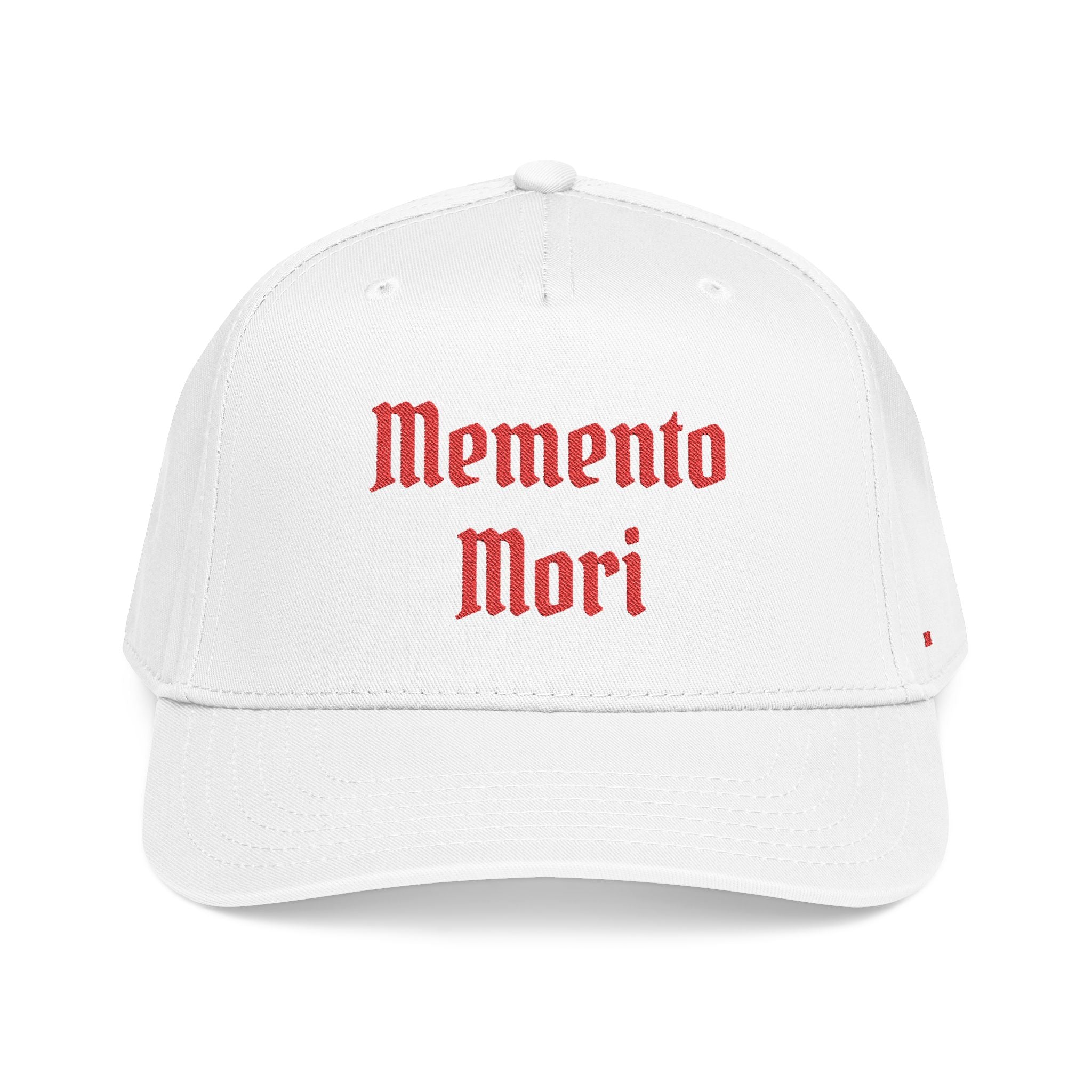 Mid Profile "Memento Mori" Embroidered Baseball Cap