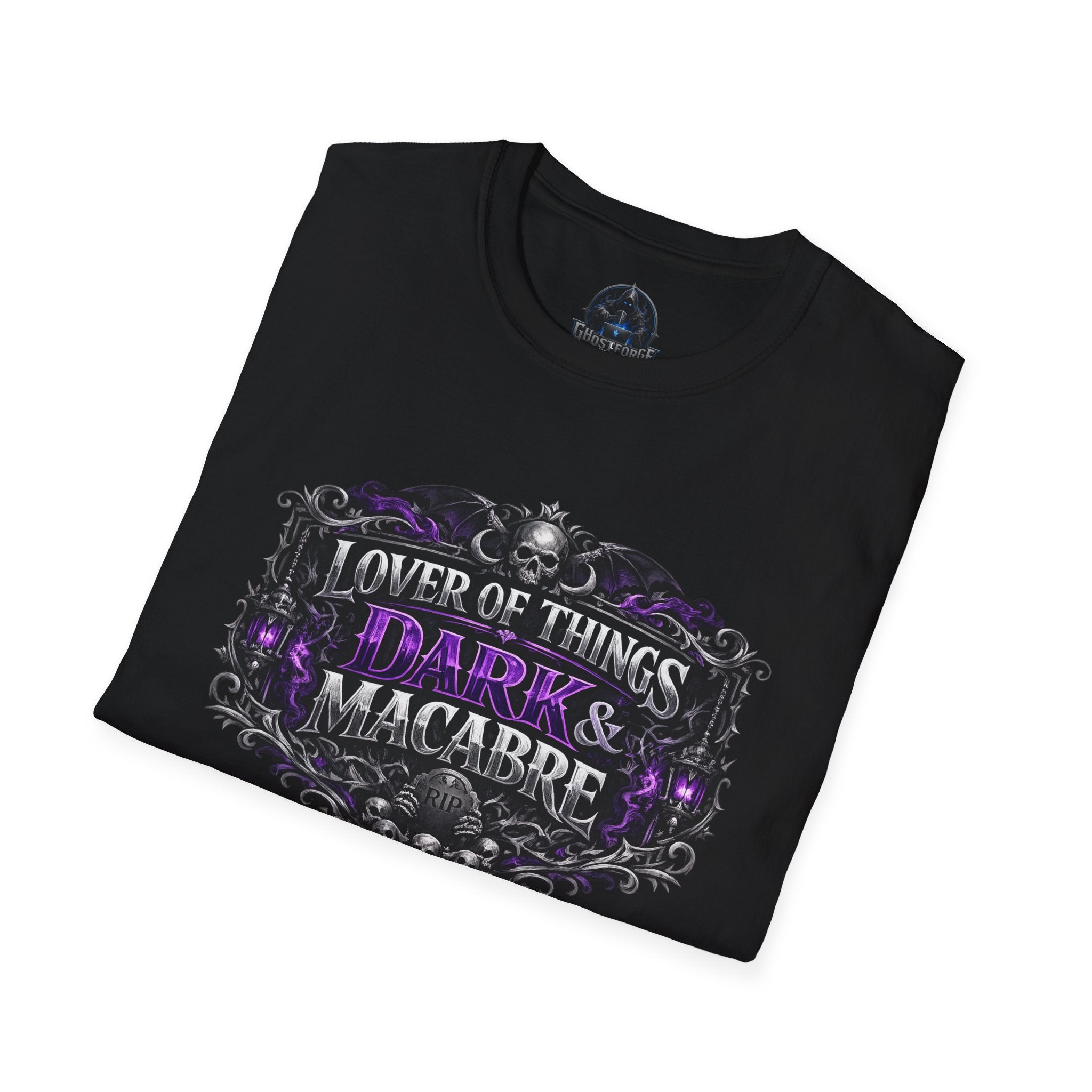 T-Shirt — "Lover of Things Dark & Macabre V2" Gothic Graphic Tee