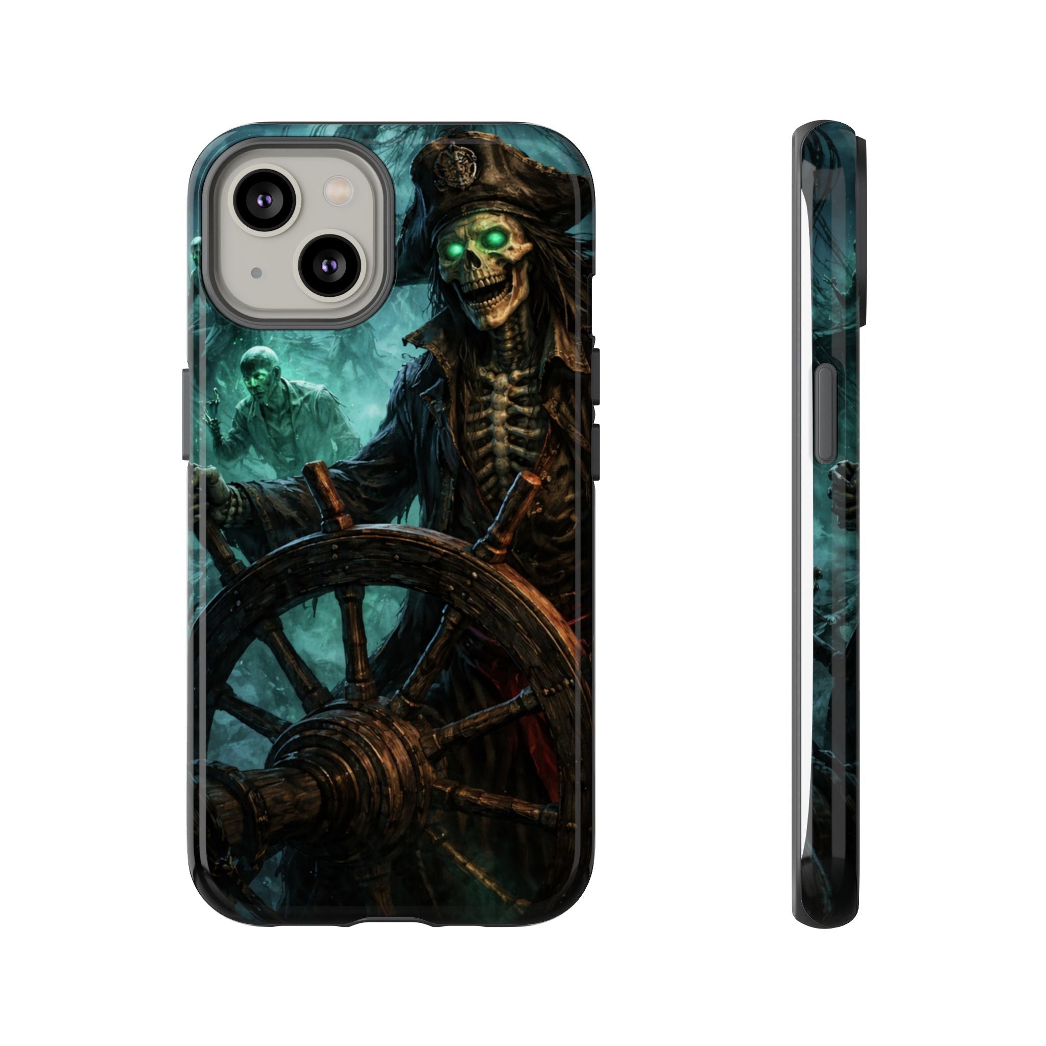 Pirate Skeleton Phone Case — Haunted Ship Captain iPhone Cover