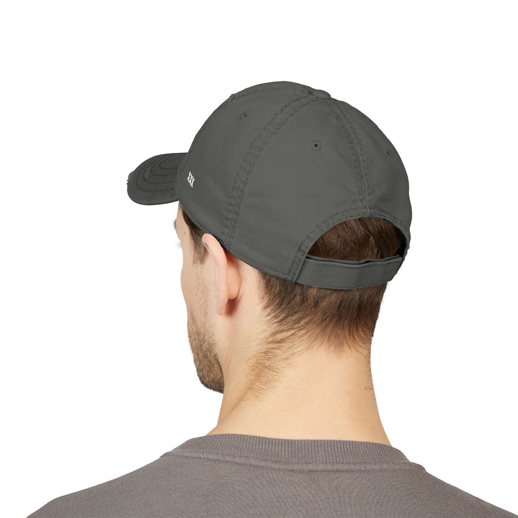 Legend - Embroidered Distressed Dad Hat (Embroidery)