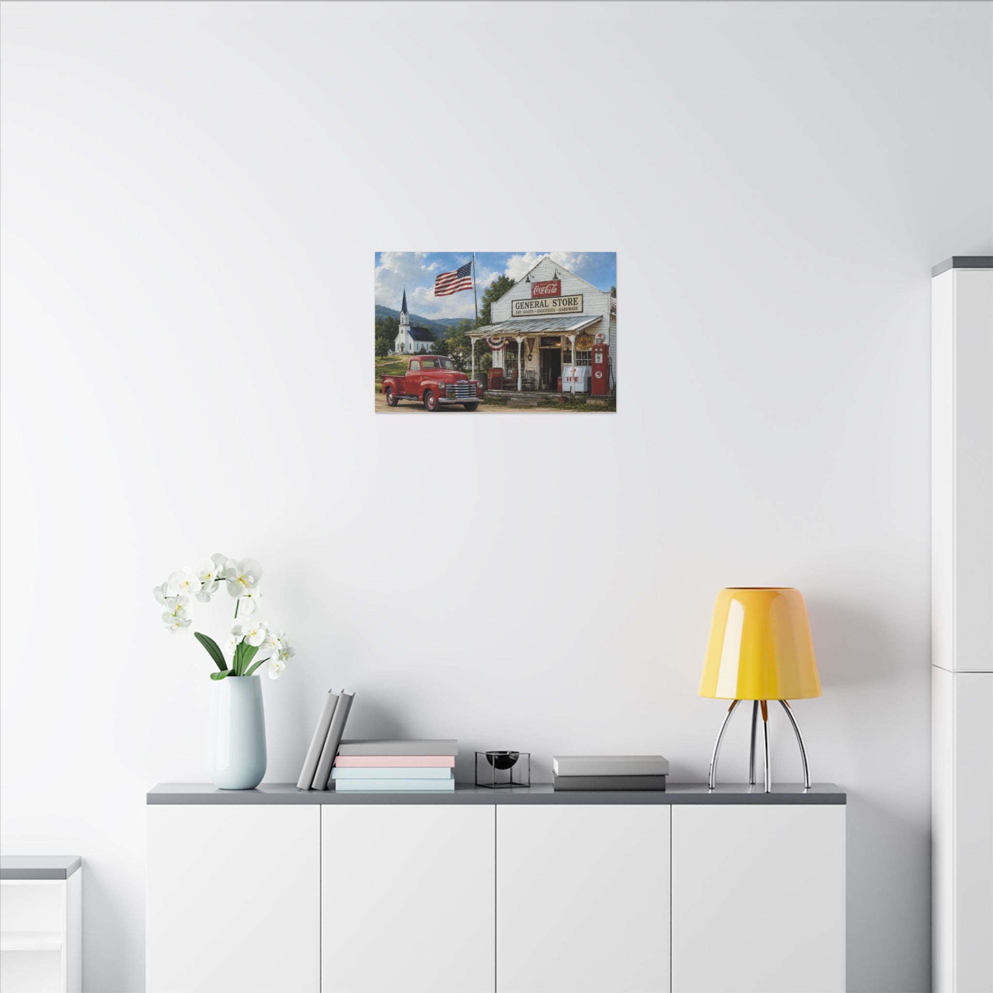 Vintage Americana General Store Canvas