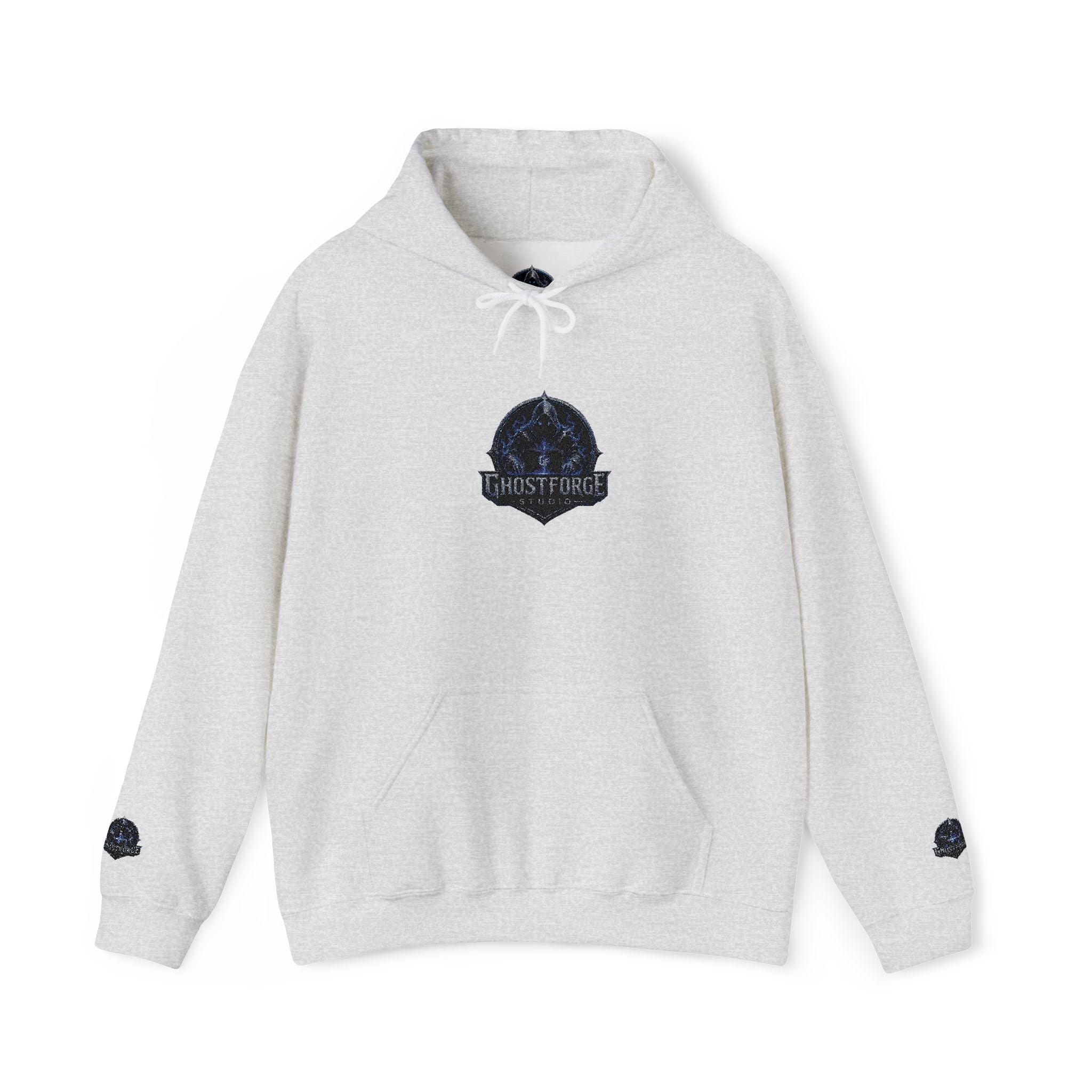 GhostForge Logo Hoodie — Graphic Wraith Hooded Sweatshirt