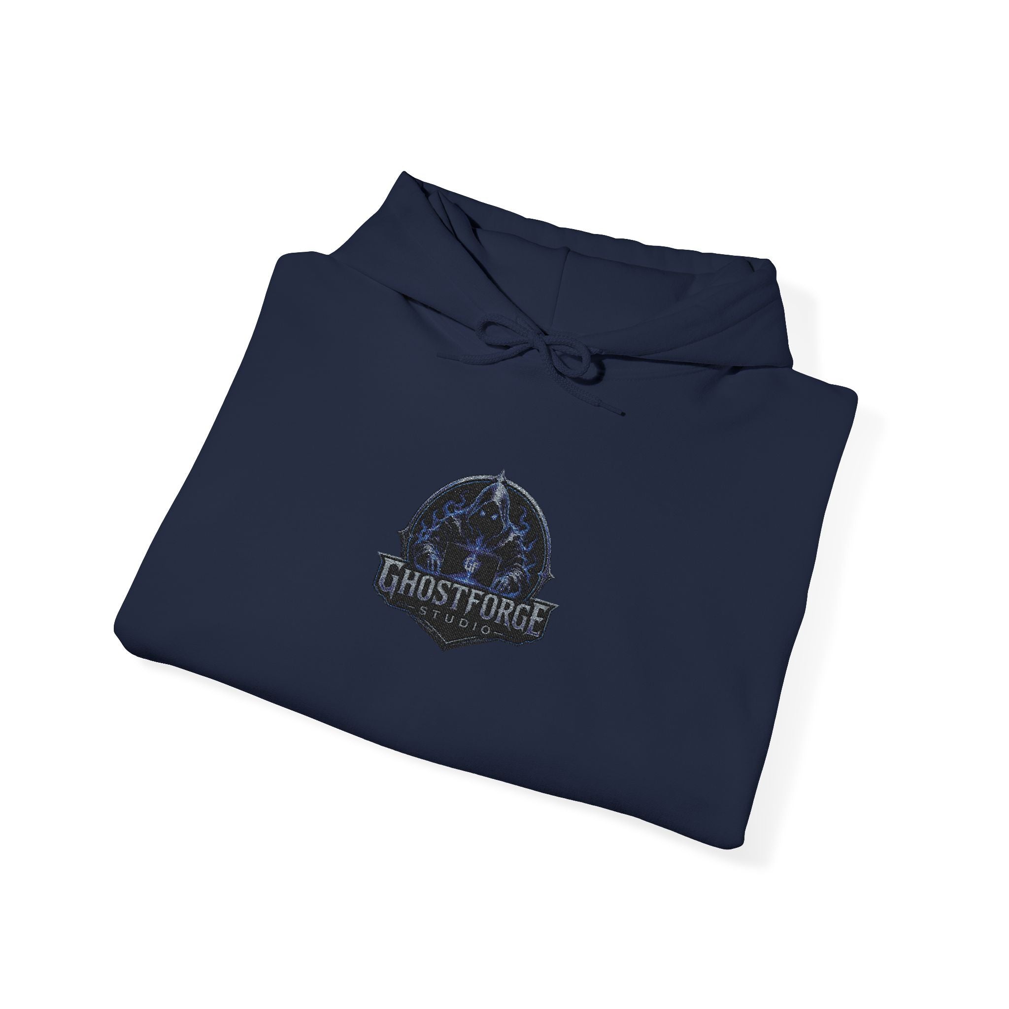 GhostForge Logo Hoodie — Graphic Wraith Hooded Sweatshirt