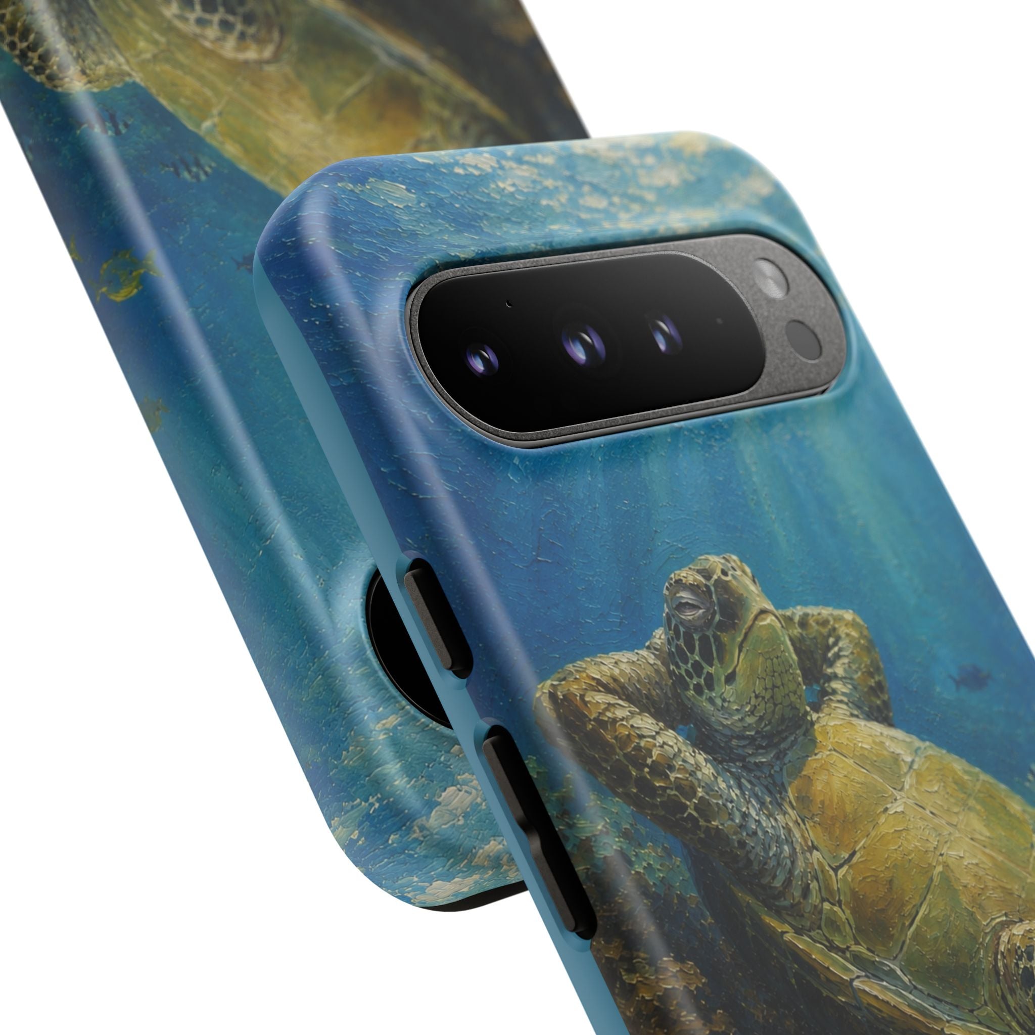 Sea Turtle Relaxation Phone Case — Ocean Underwater Art Protective Tough Case