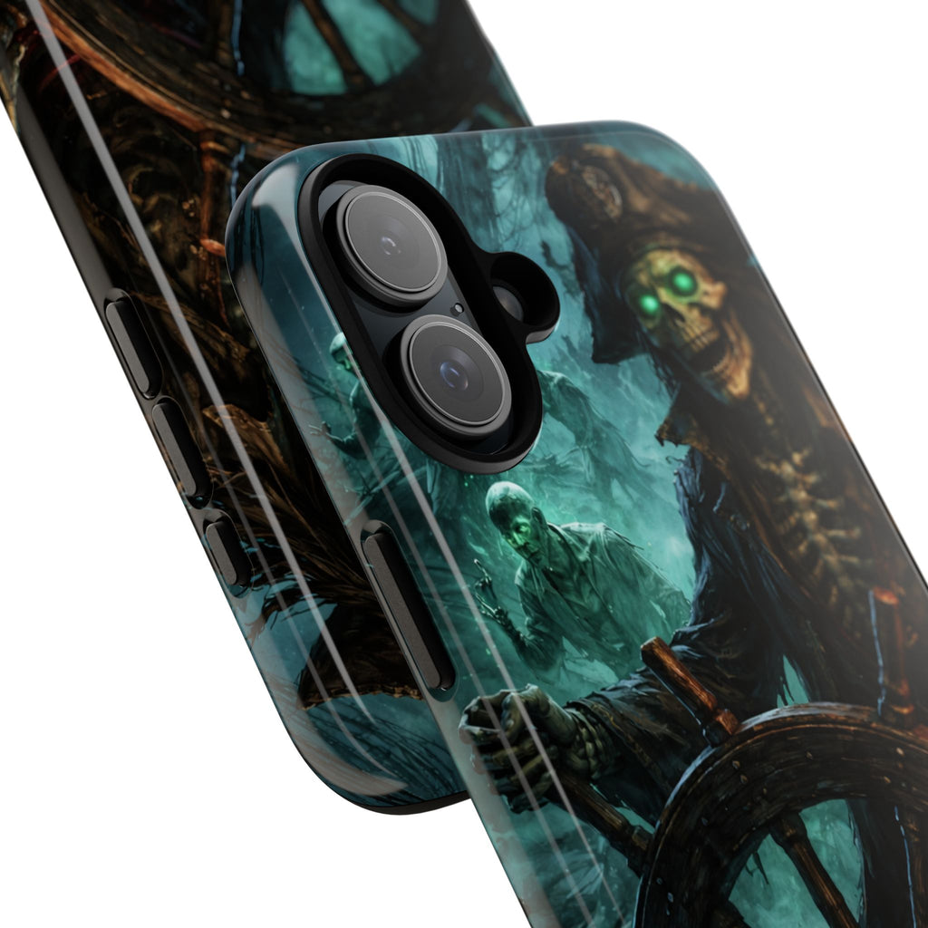 Pirate Skeleton Phone Case — Haunted Ship Captain iPhone Cover