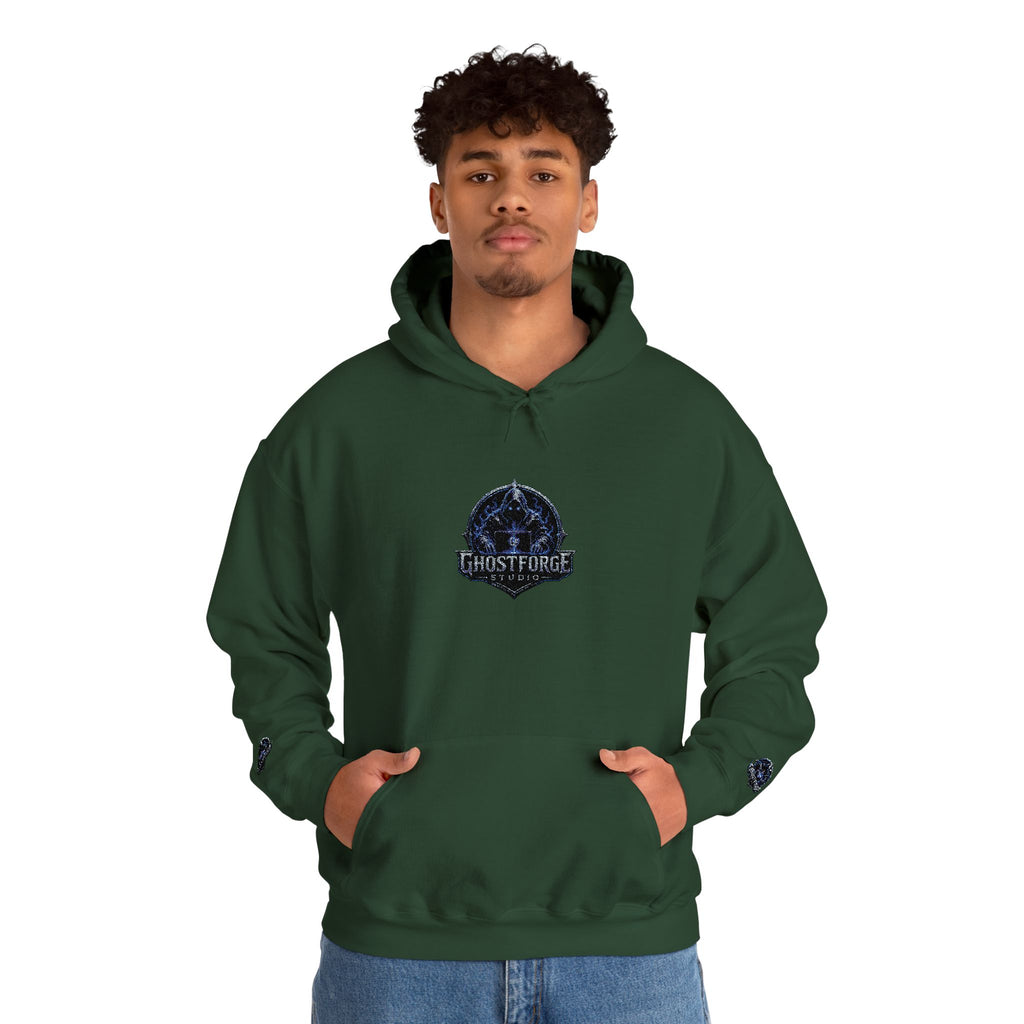 GhostForge Logo Hoodie — Graphic Wraith Hooded Sweatshirt