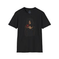 Dark Enchantress T-Shirt — Gothic Witch Holding Red Apple