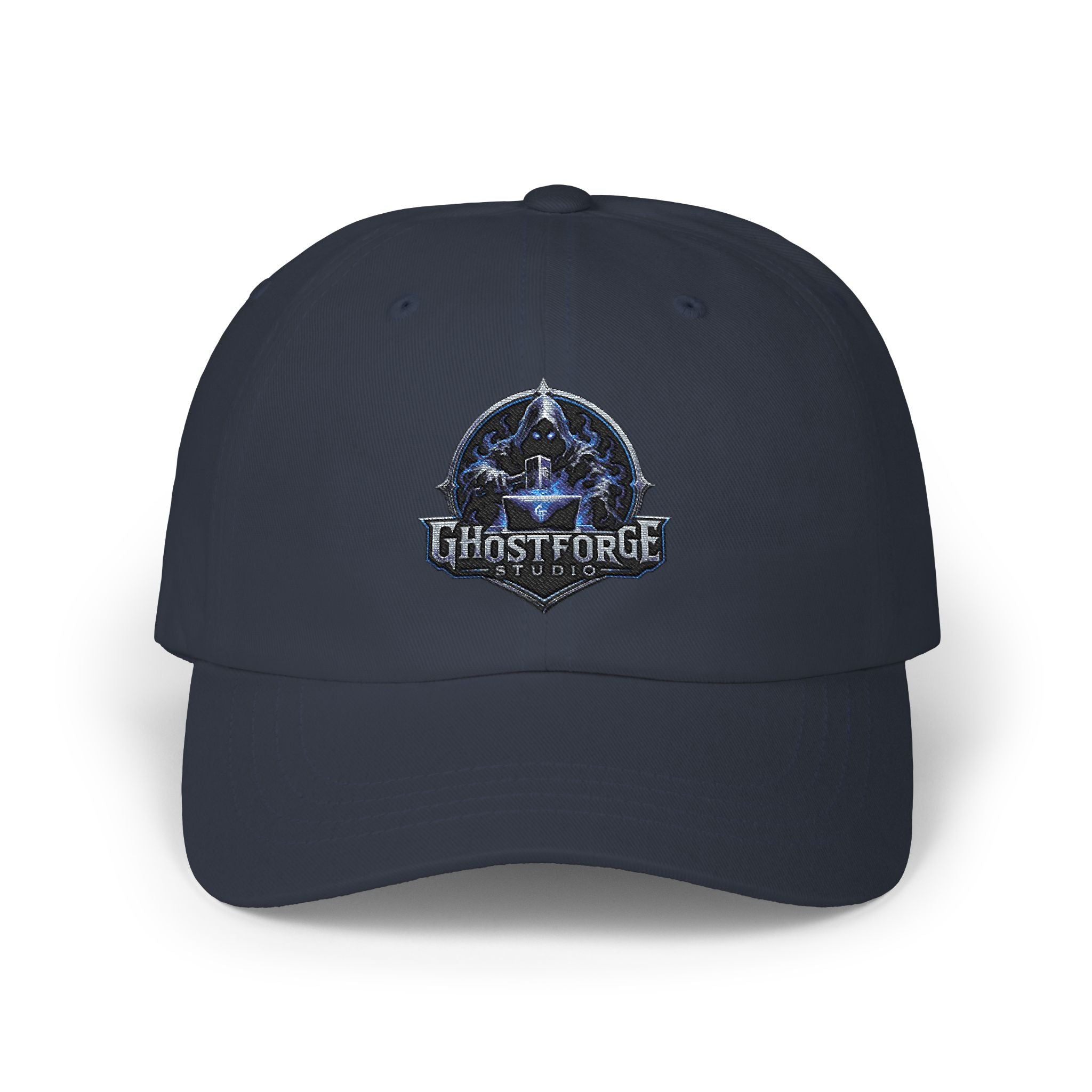 Ghostforge Studio Classic Dad Cap – Embroidered Logo Baseball Hat