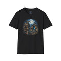 Viking Moon T-Shirt — Norse Warrior Graveyard Design
