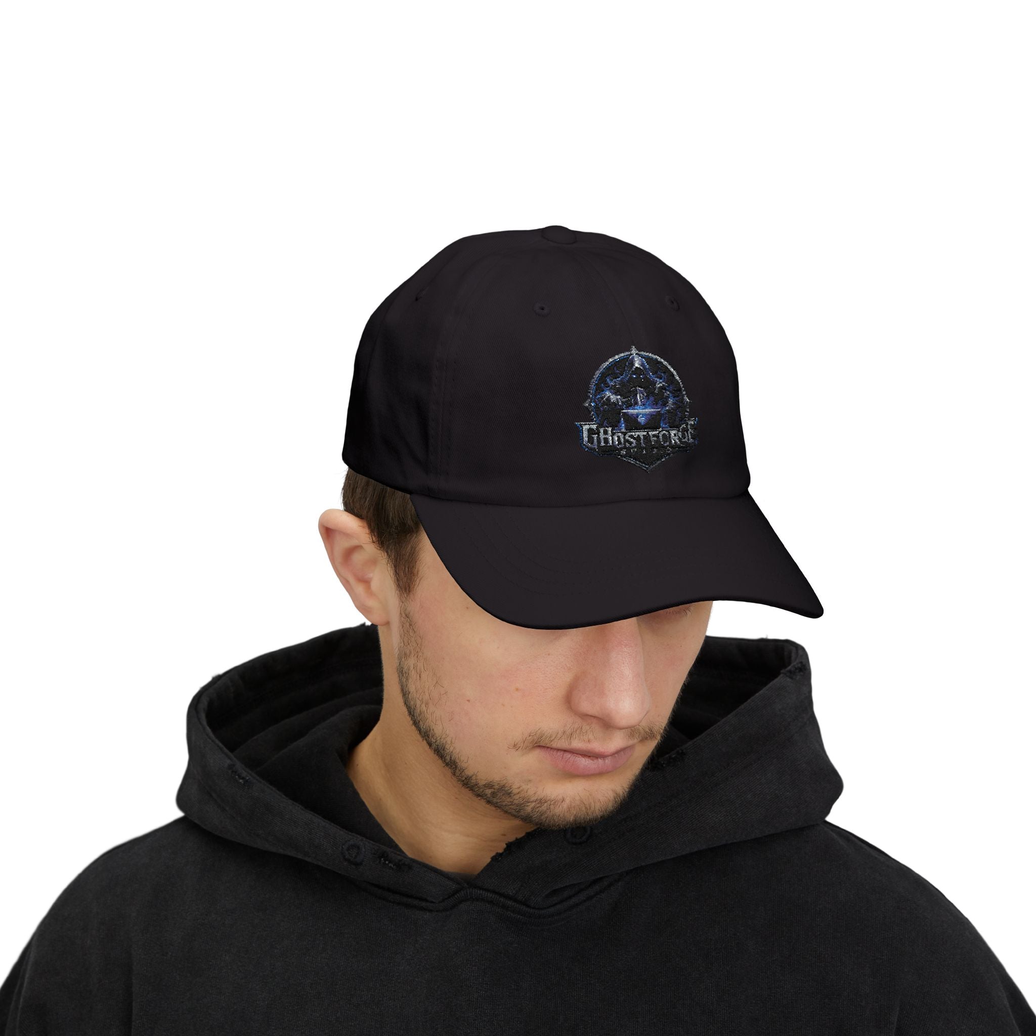 Ghostforge Studio Classic Dad Cap – Embroidered Logo Baseball Hat
