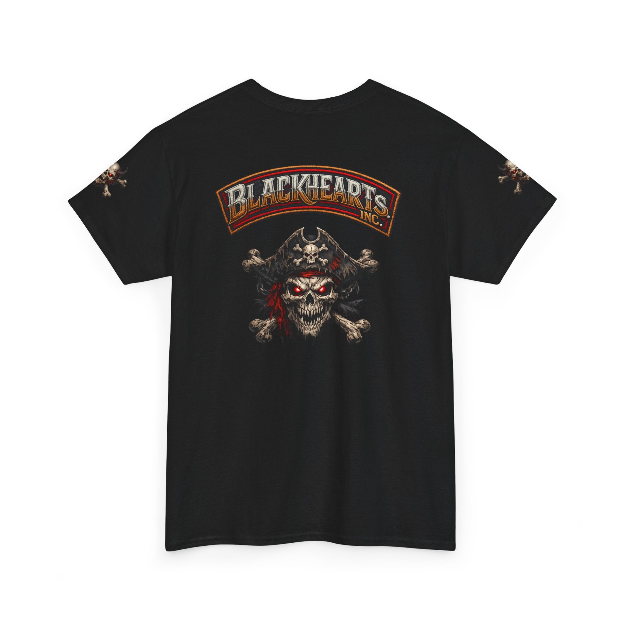 Premium Pirate Tee — Blackhearts Inc. Ghost Ship Graphic T‑Shirt