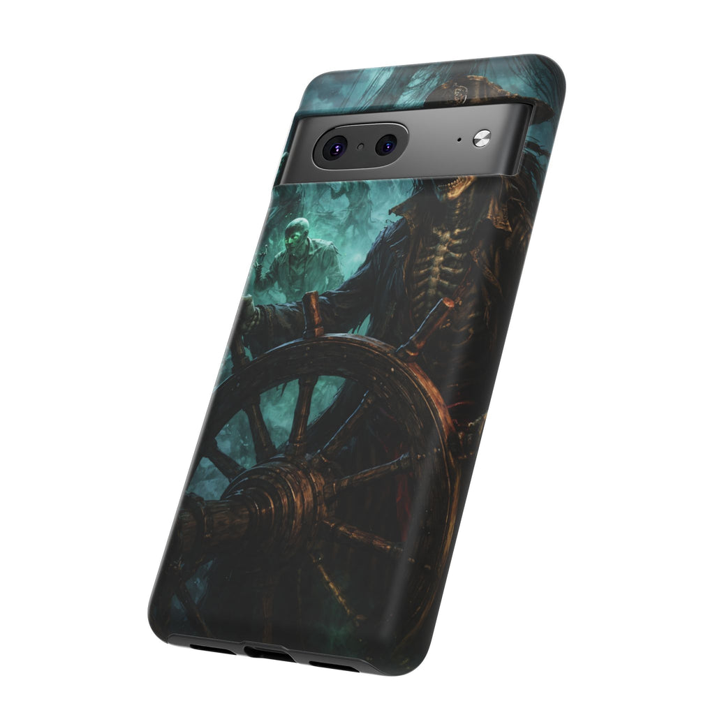 Pirate Skeleton Phone Case — Haunted Ship Captain iPhone Cover