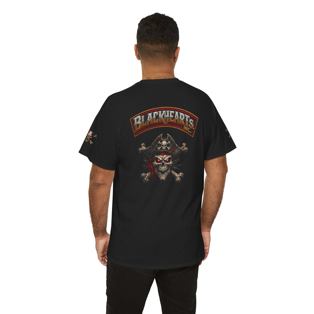 Premium Pirate Tee — Blackhearts Inc. Ghost Ship Graphic T‑Shirt