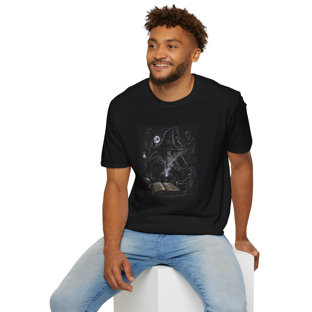 Wizard Potions T-Shirt — Moonlit Tonic Illustration