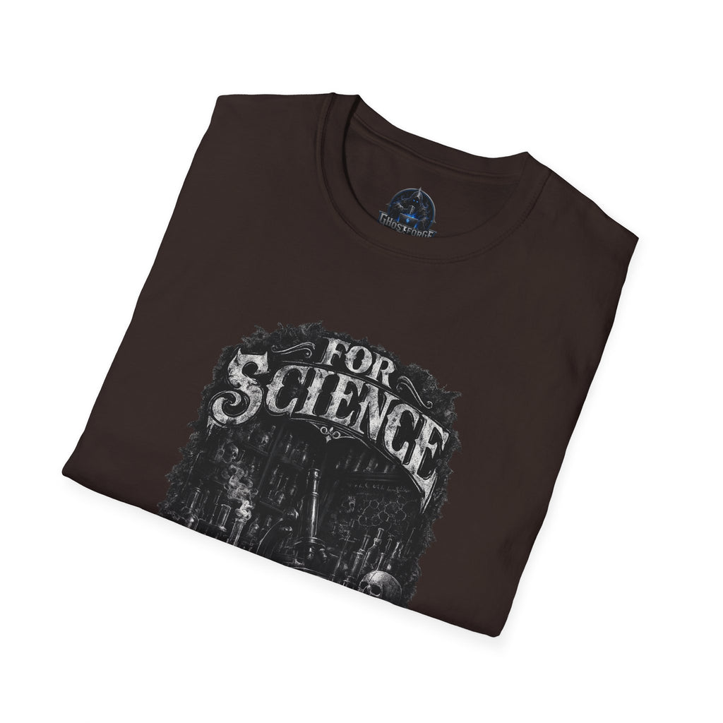 For Science T-Shirt — Dark Vintage Science Graphic Tee